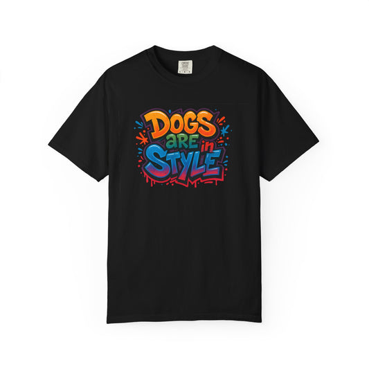 Stylish Dog Lovers T-Shirt - "Dogs are in STYLE"