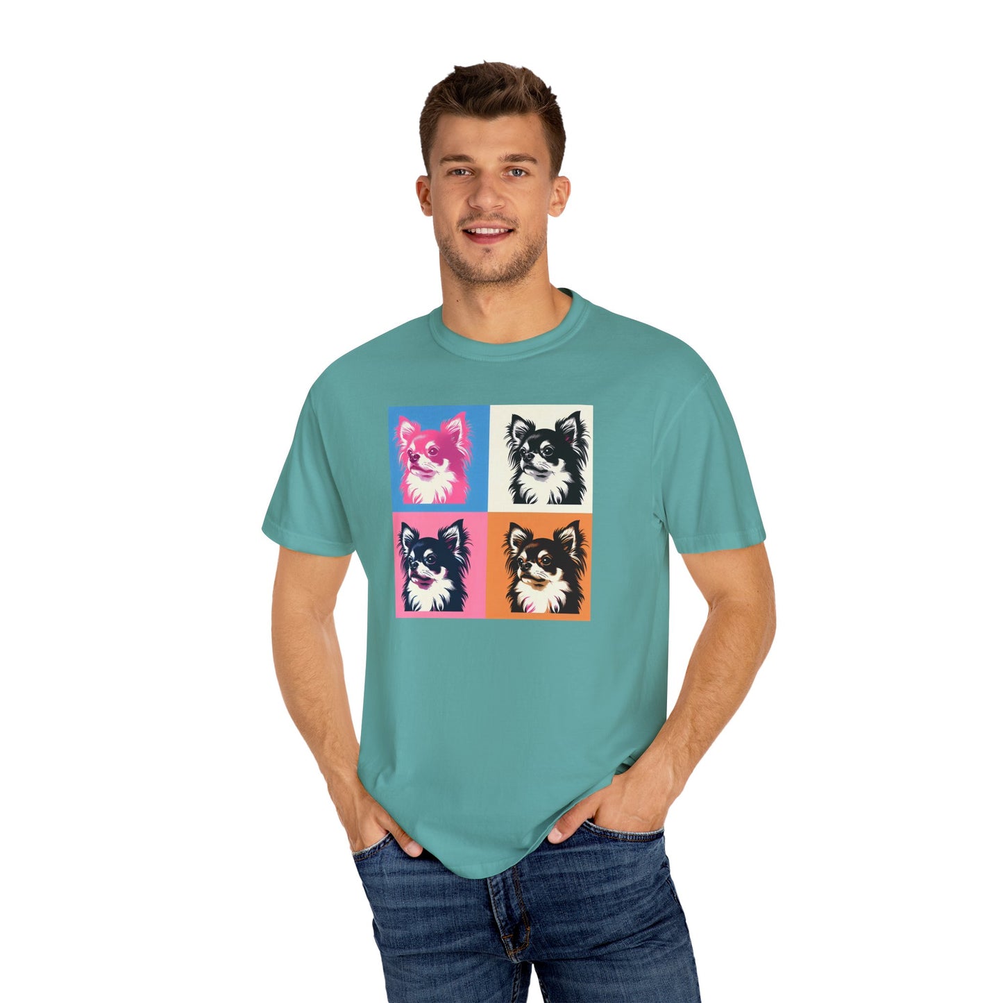 Colorful Chihuahua Unisex T-Shirt - Fun & Playful Pet Lover Gift