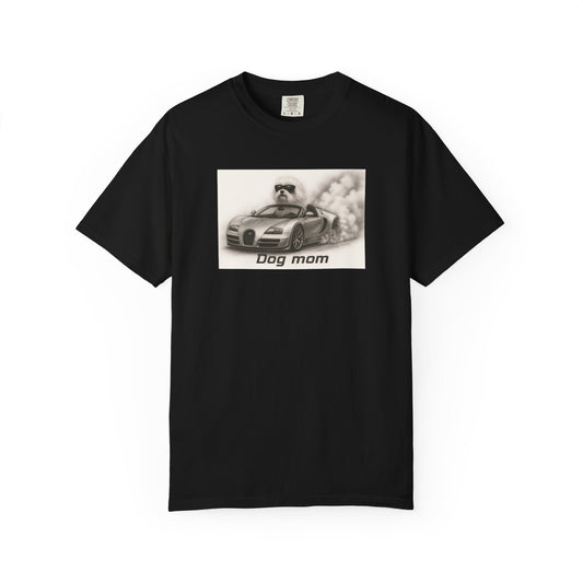Dog Mom - Maltese Terrier - “Cool Dogs in Cool Cars” T-Shirt Collection! 🐶🚗