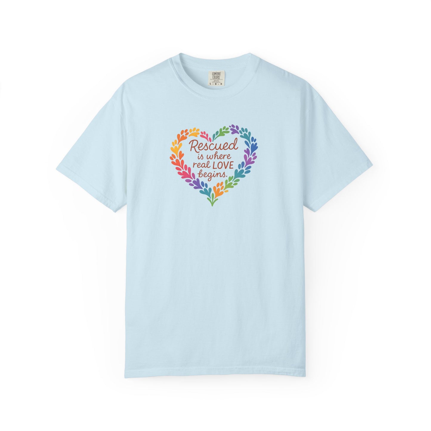 Heartwarming Rescue T-Shirt for Animal Lovers, Gift for Pet Owners, Adoption Day, Love Your Pet, Eco-Friendly Apparel