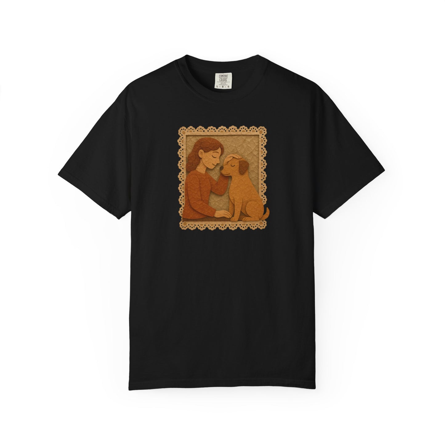 Dog Mom T-shirt - Unisex Garment-Dyed Tee for Dog Lovers