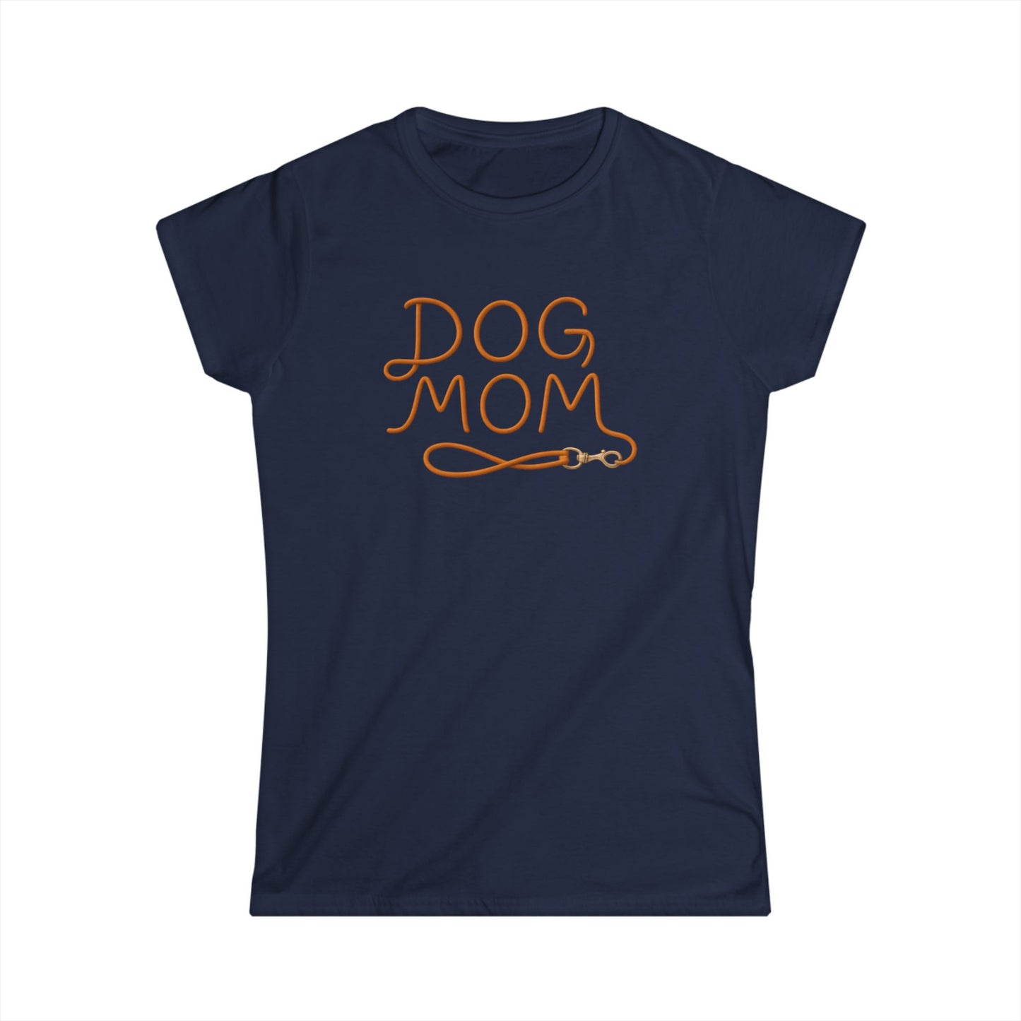 Dog Mom Softstyle Tee, Cute Dog Lover Shirt, Gifts for Dog Owners, Women's Casual T-Shirt, Pet Themed Apparel, Dog Lover Gift Idea