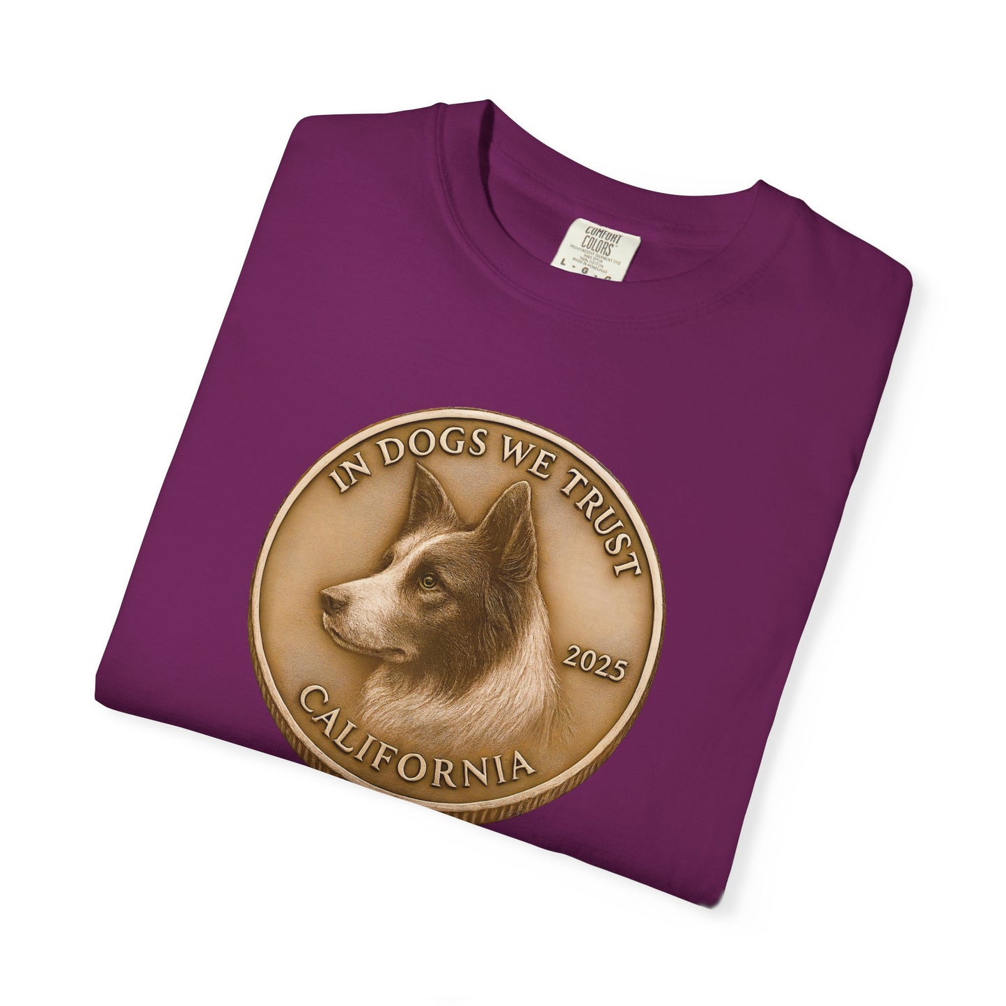 California State Coin T-Shirt Collection - Proud Dog Breed Illustrations