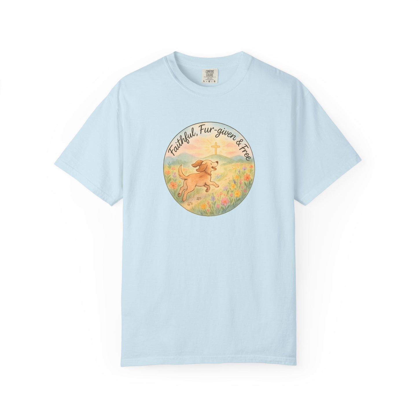 Faithful Dog Lover T-Shirt, Garment-Dyed Tee, Perfect Gift for Dog Owners, Pet Lovers, Animal Rescue Advocates, Casual Wear