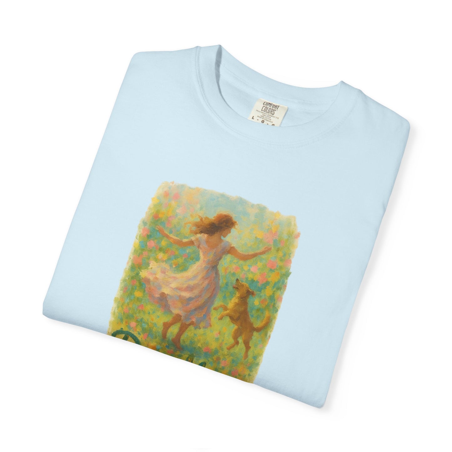 Dog Mom T-Shirt, Cute Animal Lover Tee, Gift for Pet Moms, Garment-Dyed T-Shirt, Casual Summer Shirt, Birthday Gift, Dog Lover Merchandise