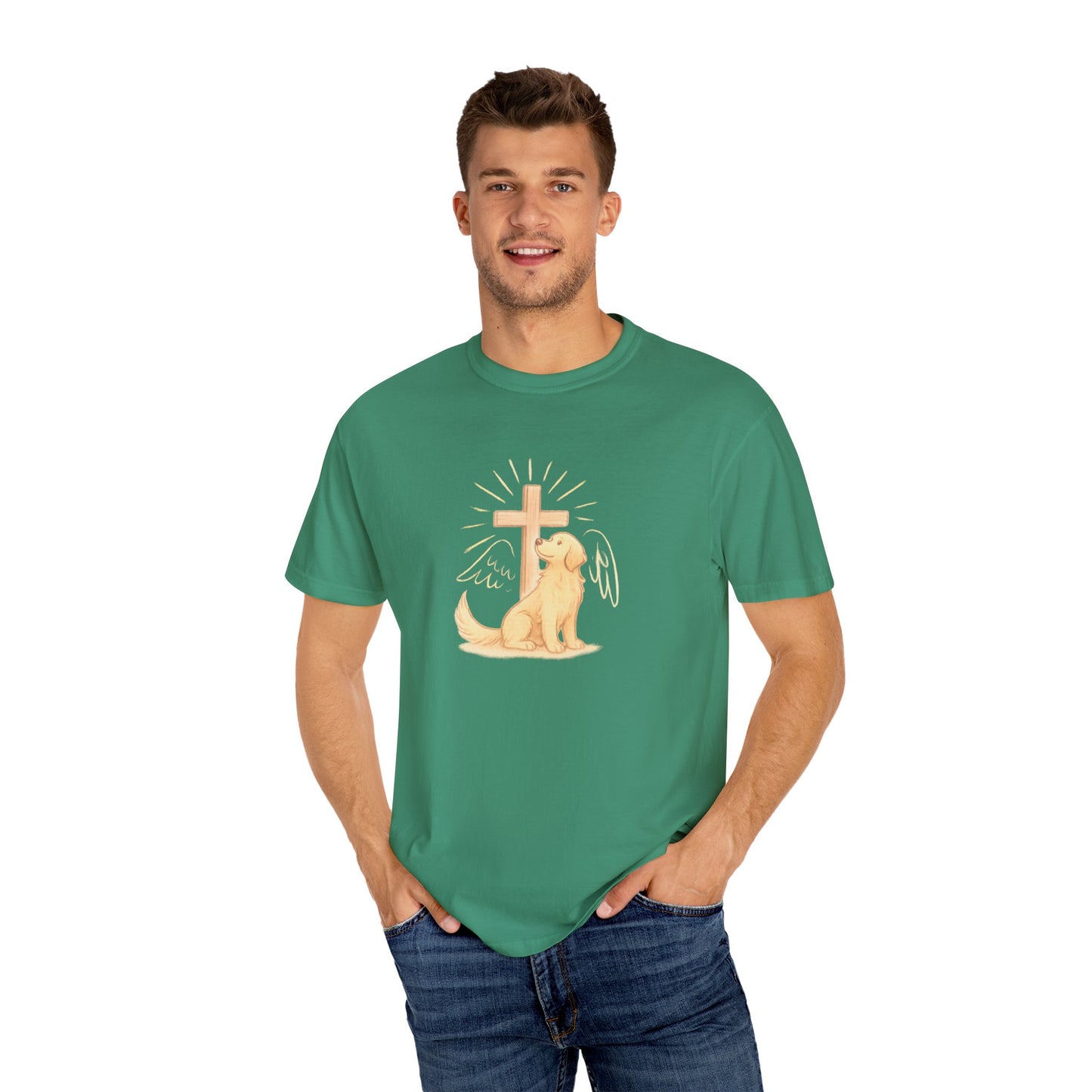 Dog-Inspired Faith T-Shirt, Unisex T-Shirt, Christian Apparel, Pet Lover Gift, Casual Wear, Memorial Shirt