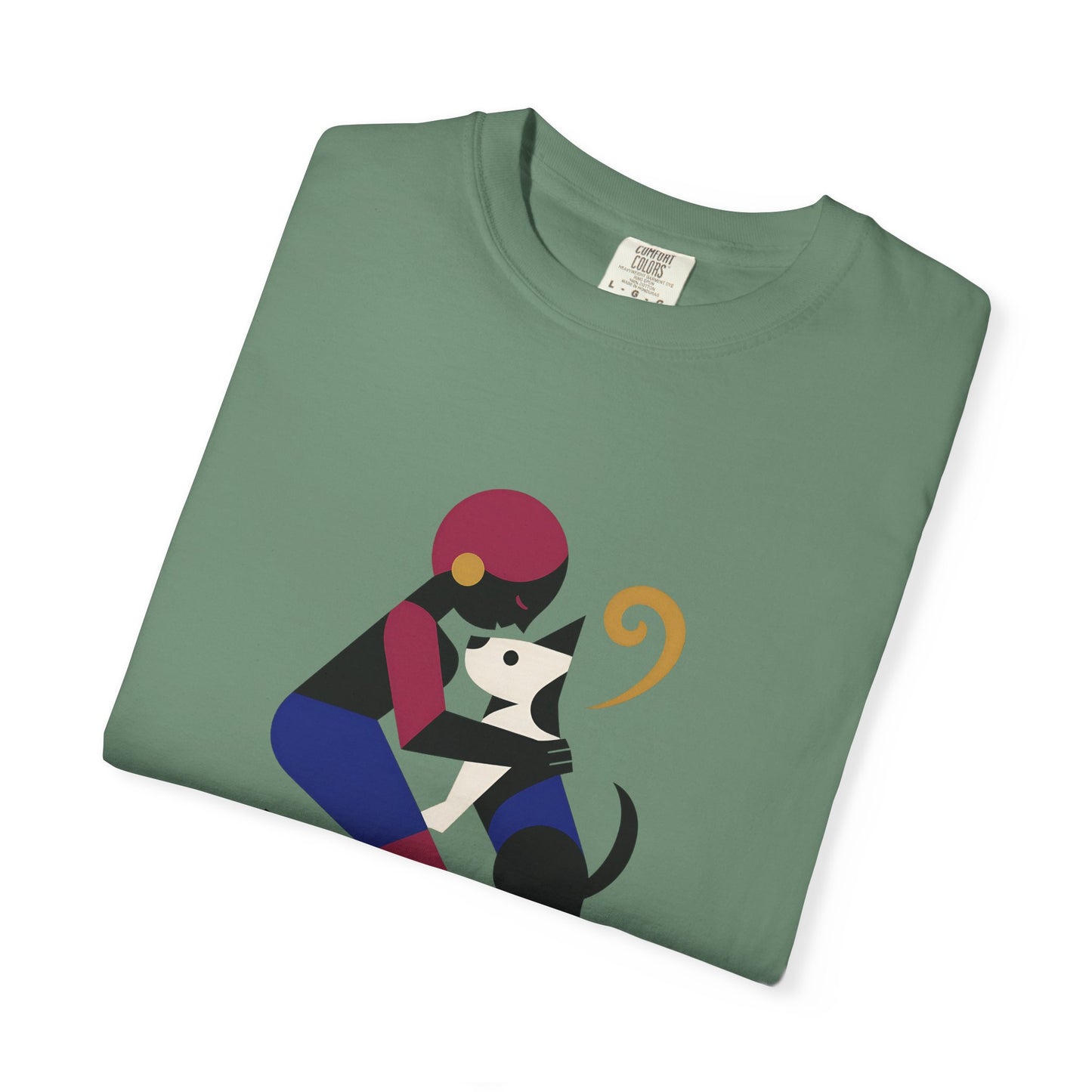 Dog Mom Unisex Garment-Dyed T-Shirt – Perfect Gift for Pet Lovers