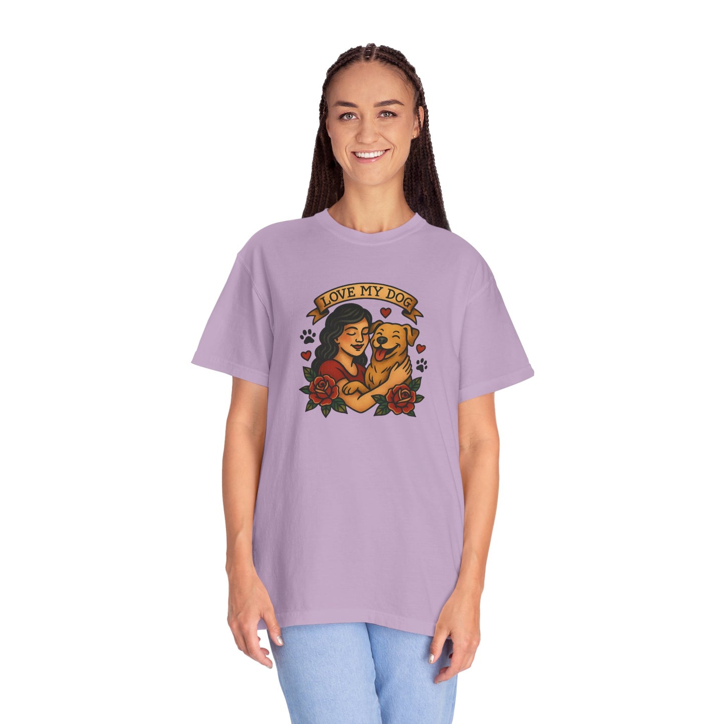 Love My Dog T-Shirt, Cute Dog Lover Tee, Pet Owner Gift, Adoption Awareness Shirt, Casual Everyday Wear