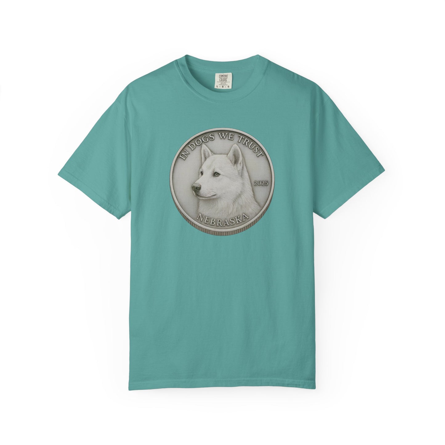 Nebraska State Coin T-Shirt Collection - Proud Dog Breed Illustrations