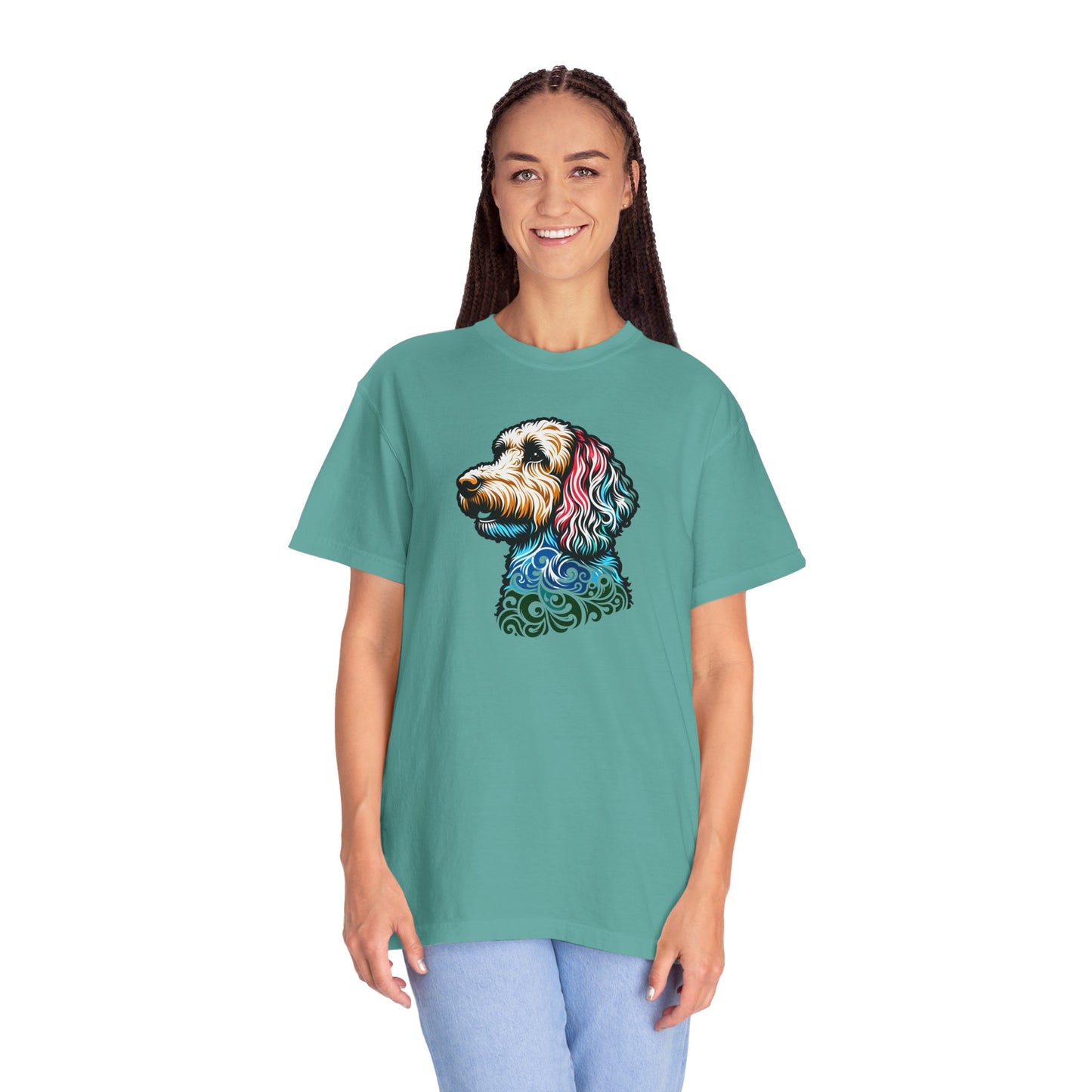 Labradoodle Love Tee – Color Splash Edition