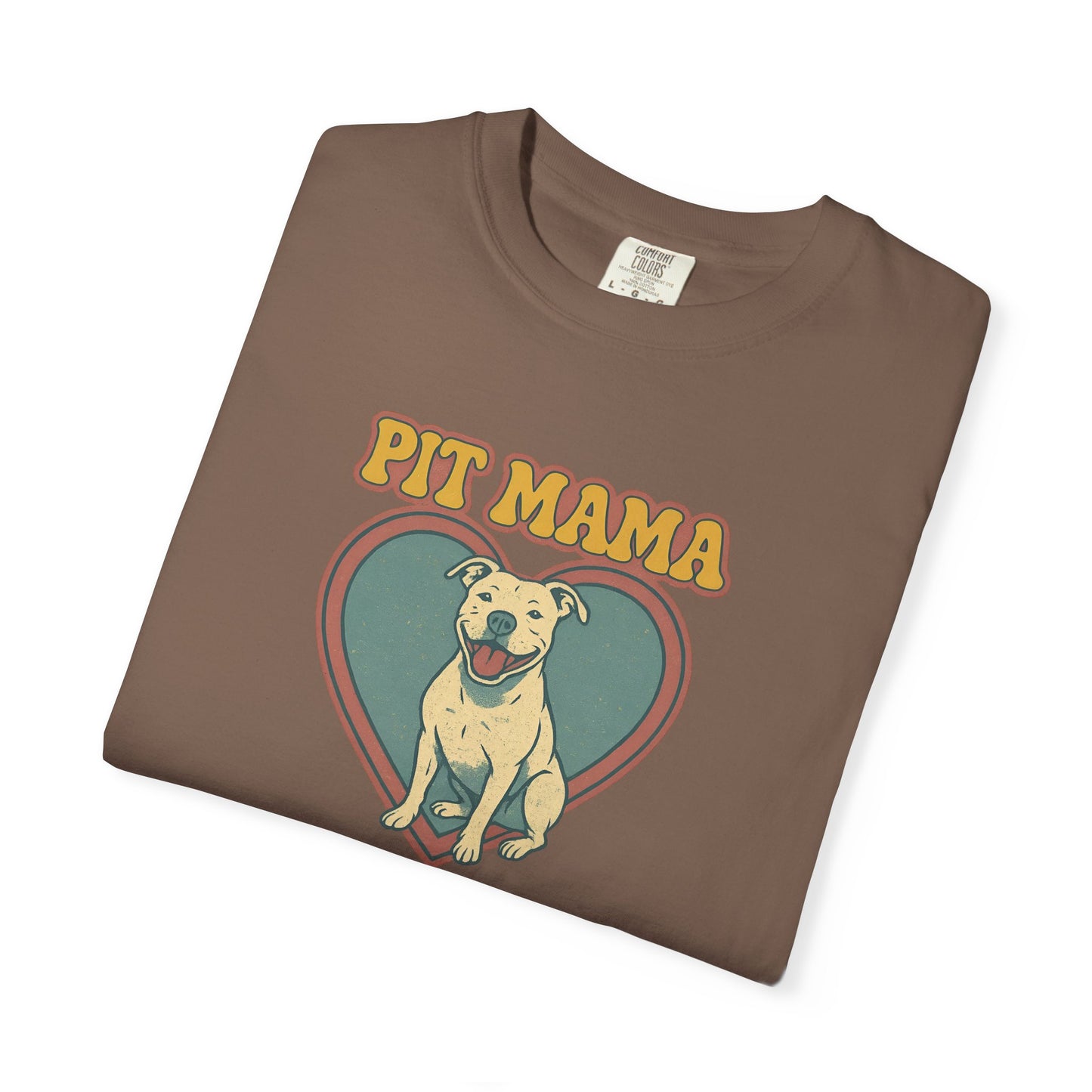 Pit Mama Unisex T-Shirt - Perfect Gift for Dog Lovers, Pet Owners, Animal Rescue Advocates, Dog Mom Apparel