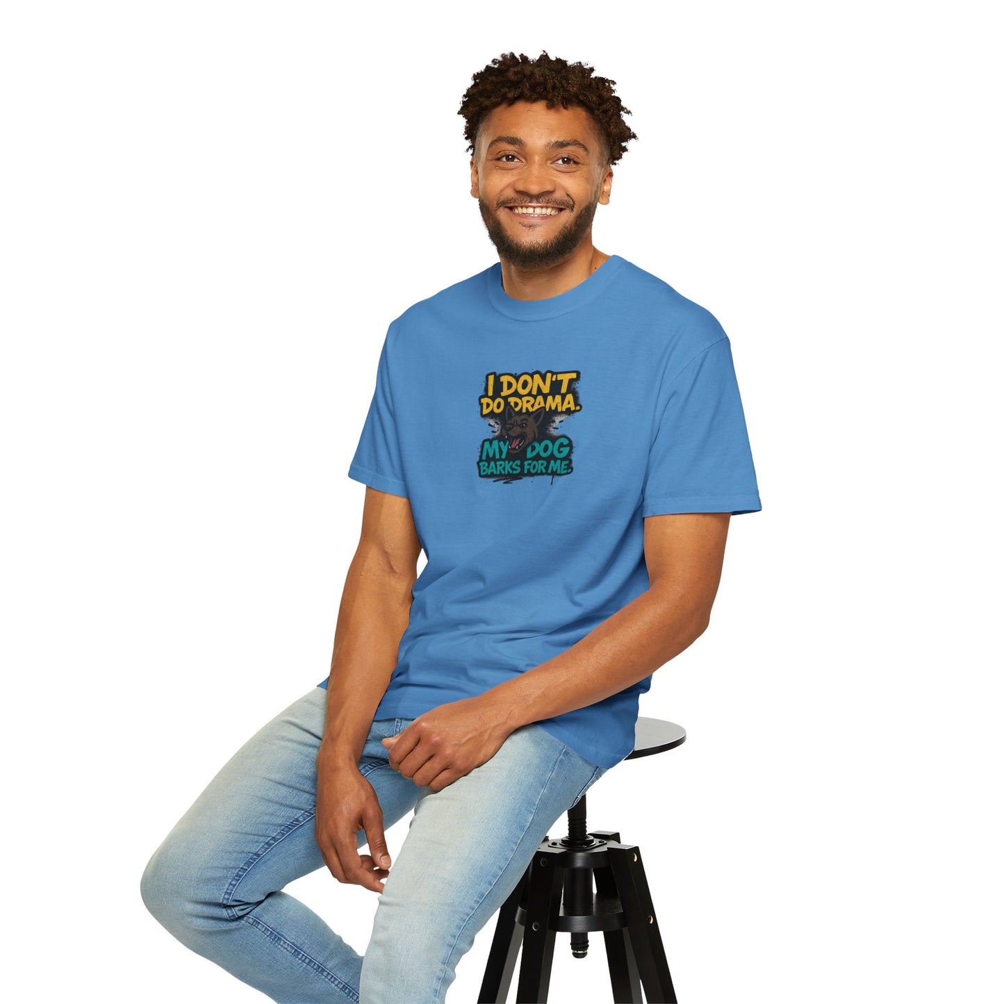 I Don't Do Drama Dog Dad T-Shirt