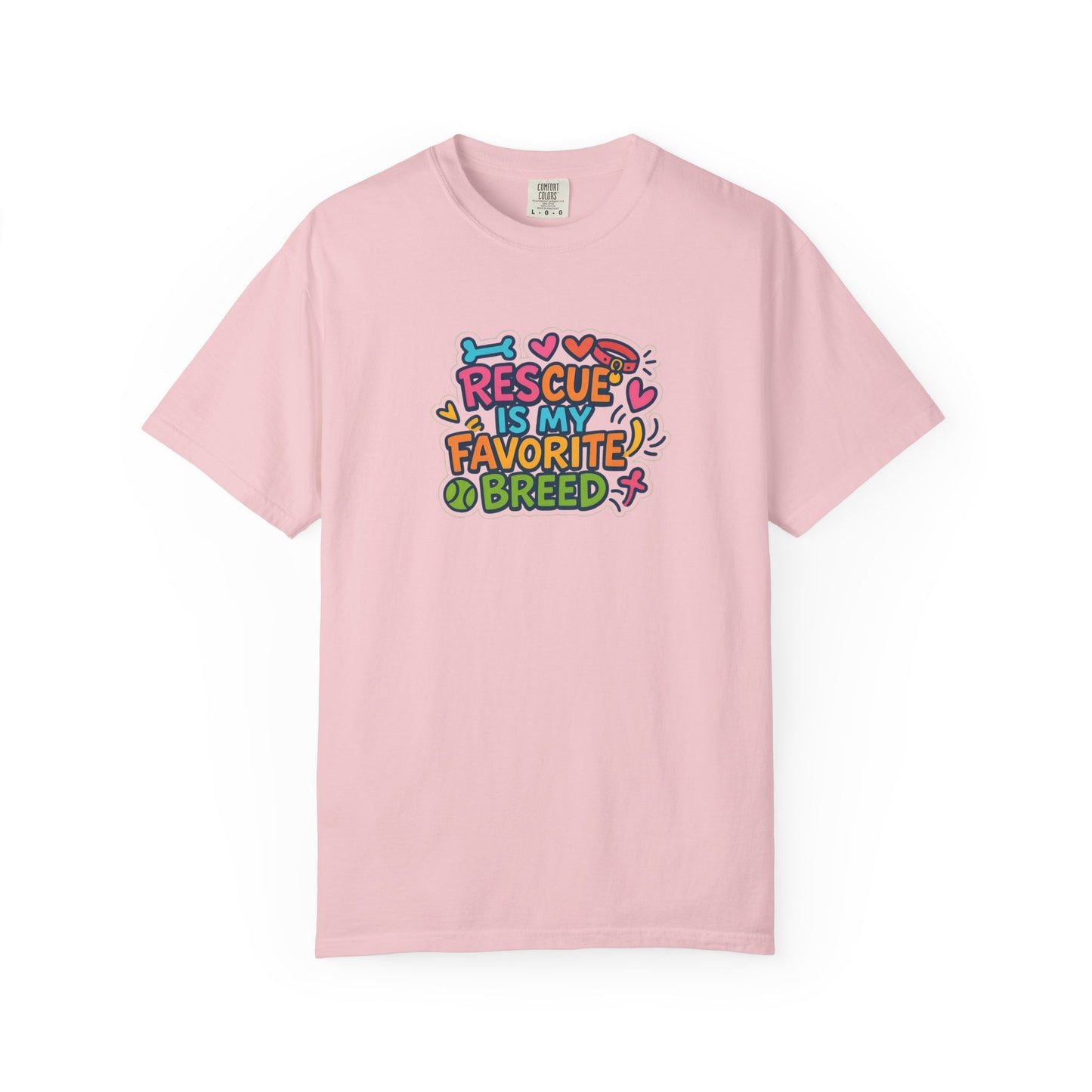Rescue is my favorite breed -Dog Lover T-Shirt