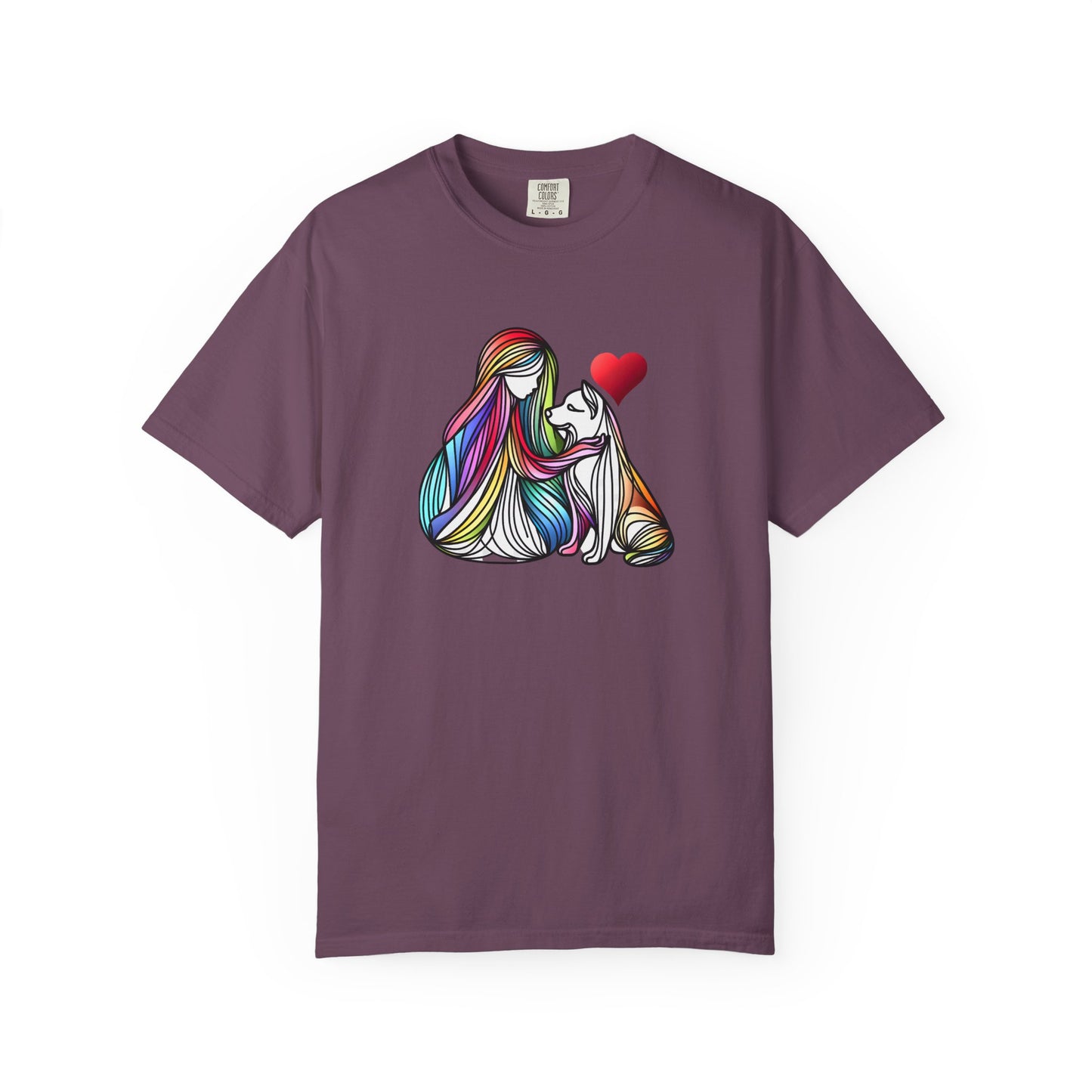 Colorful Dog Love T-Shirt