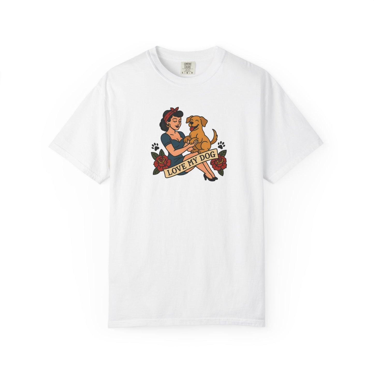 Love My Dog - T-Shirt, Perfect for Pet Owners, Gifts for Dog Lovers, Casual Wear, Love My Dog Shirt, Animal Lover Tee