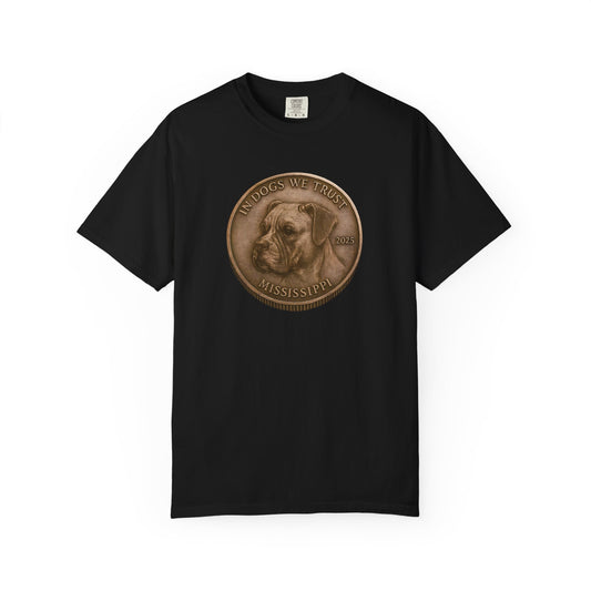 Mississippi DC State Coin T-Shirt Collection - Proud Dog Breed Illustrations