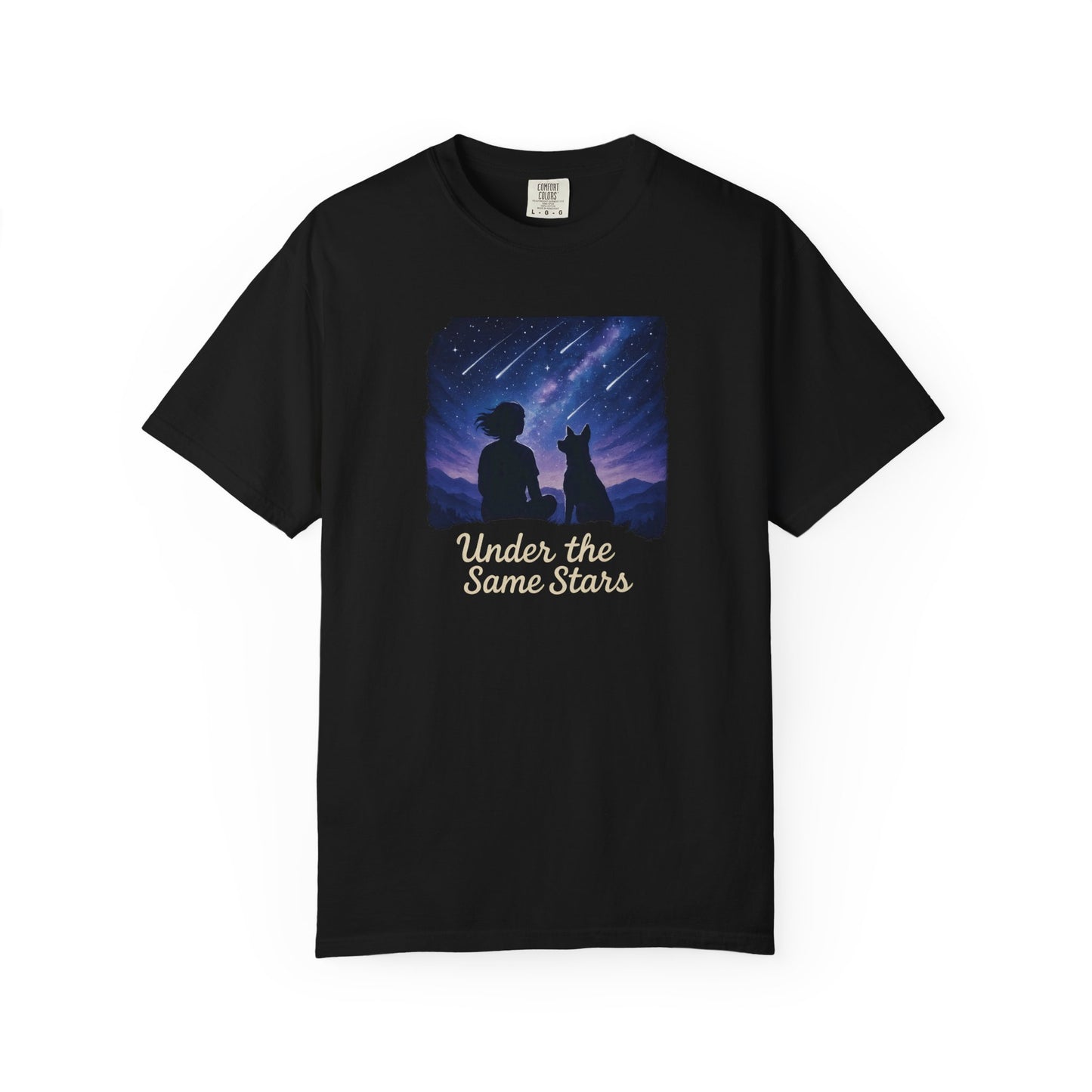 Celestial T-Shirt, Under the Same Stars, Unisex Shirt, Starry Night Tee, Astrology Gift, Cozy Nightwear, Birthday Gift, Casual Wear