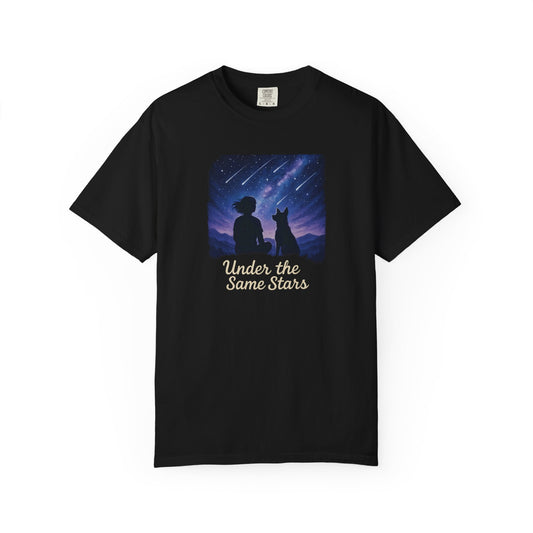 Celestial T-Shirt, Under the Same Stars, Unisex Shirt, Starry Night Tee, Astrology Gift, Cozy Nightwear, Birthday Gift, Casual Wear