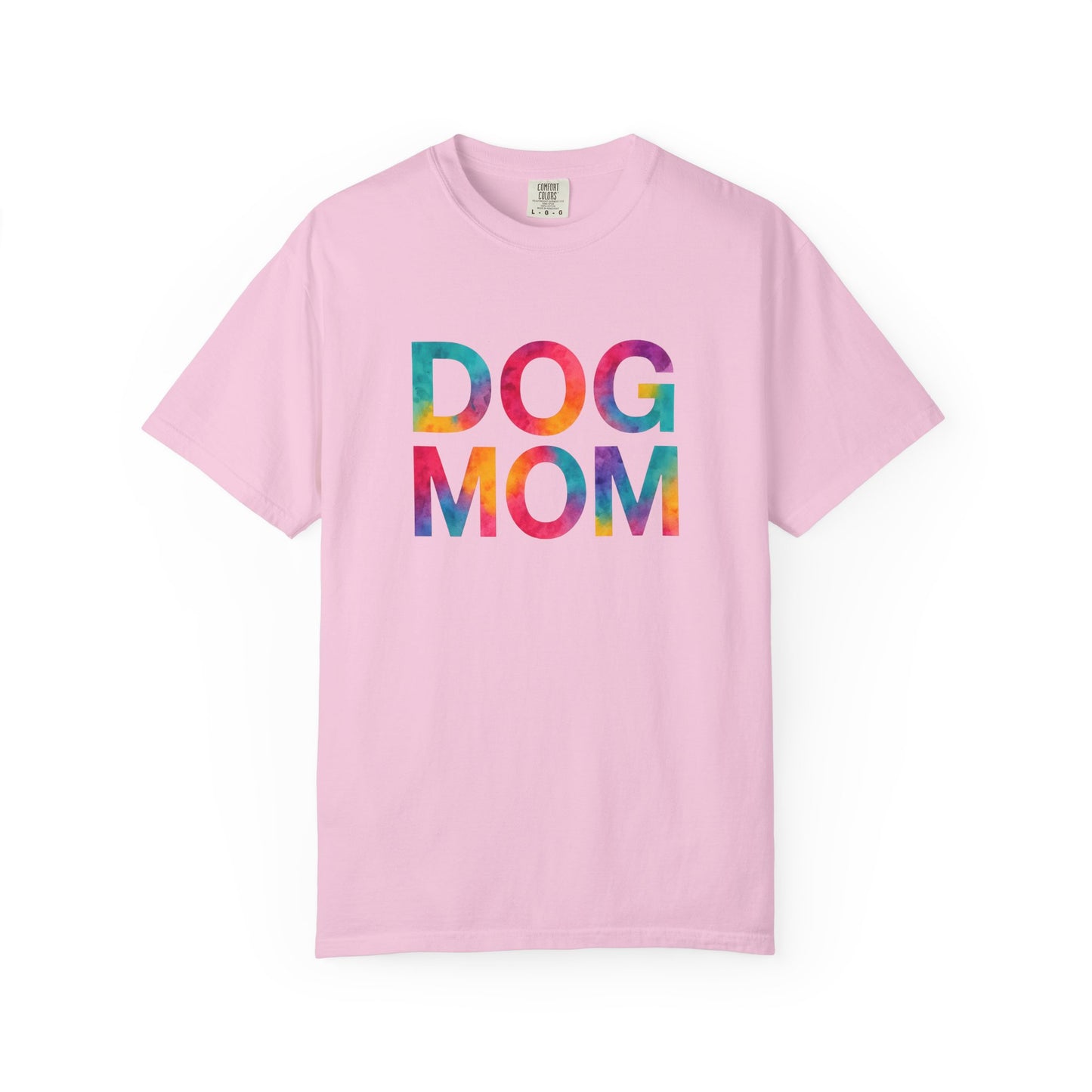 Colorful Dog Mom T-Shirt, Cute Pet Lover Tee, Perfect Gift for Dog Owners, Casual Wear, Animal Lovers Apparel