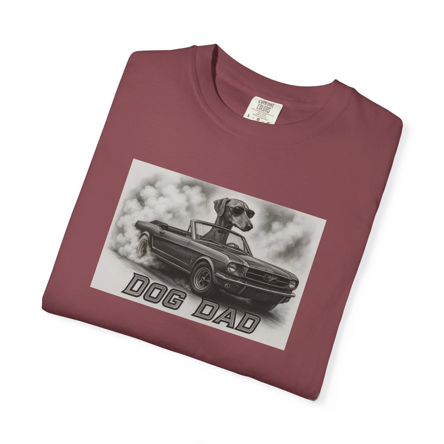 Dog Dad - Azawakh - Cool Dogs in Cool Cars T-Shirt Collection | Funny Dog Lover Apparel for Men