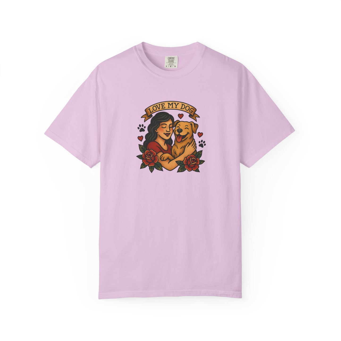 Love My Dog T-Shirt, Cute Dog Lover Tee, Pet Owner Gift, Adoption Awareness Shirt, Casual Everyday Wear