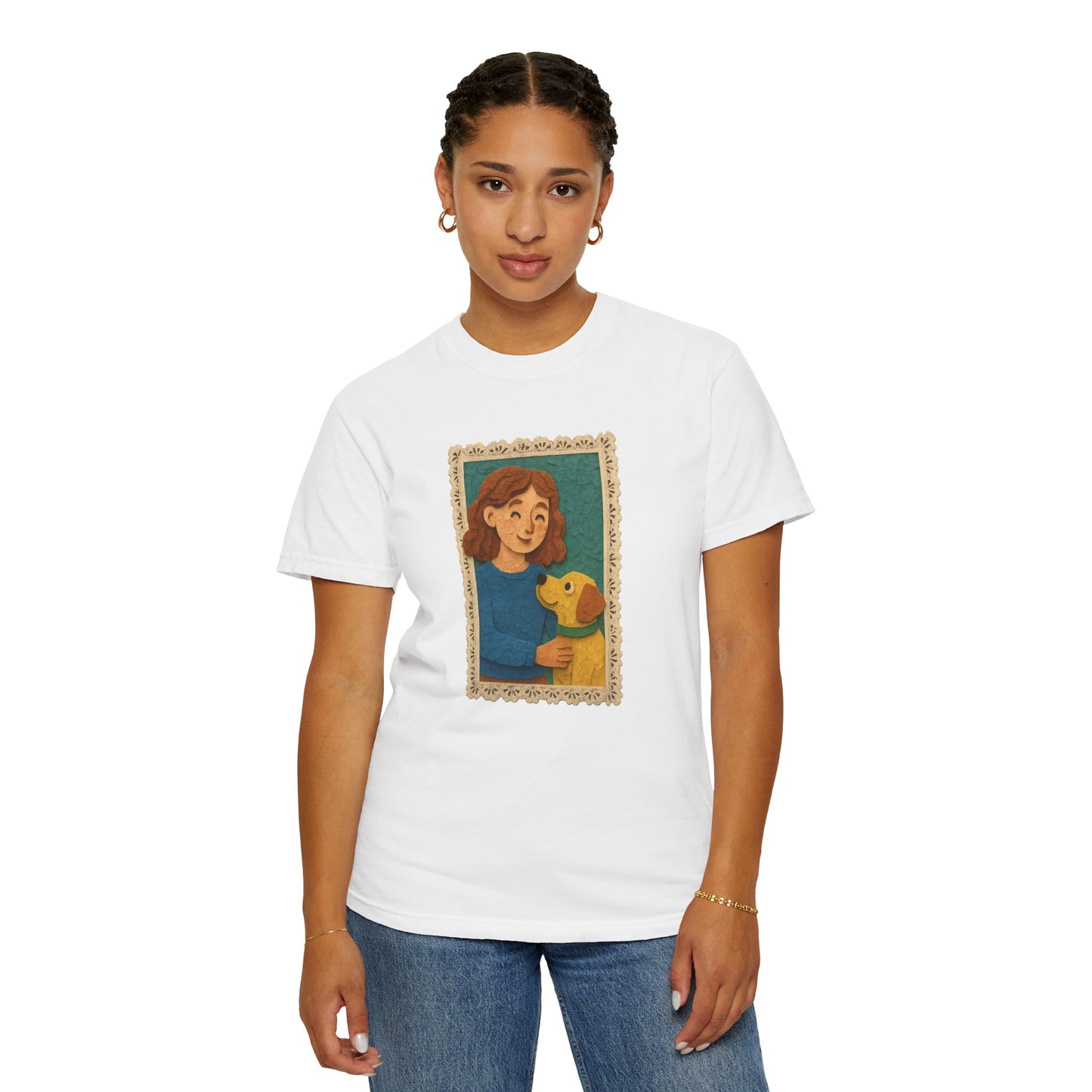 Dog Mom T-shirt - Unisex Garment-Dyed Tee for Pet Lovers