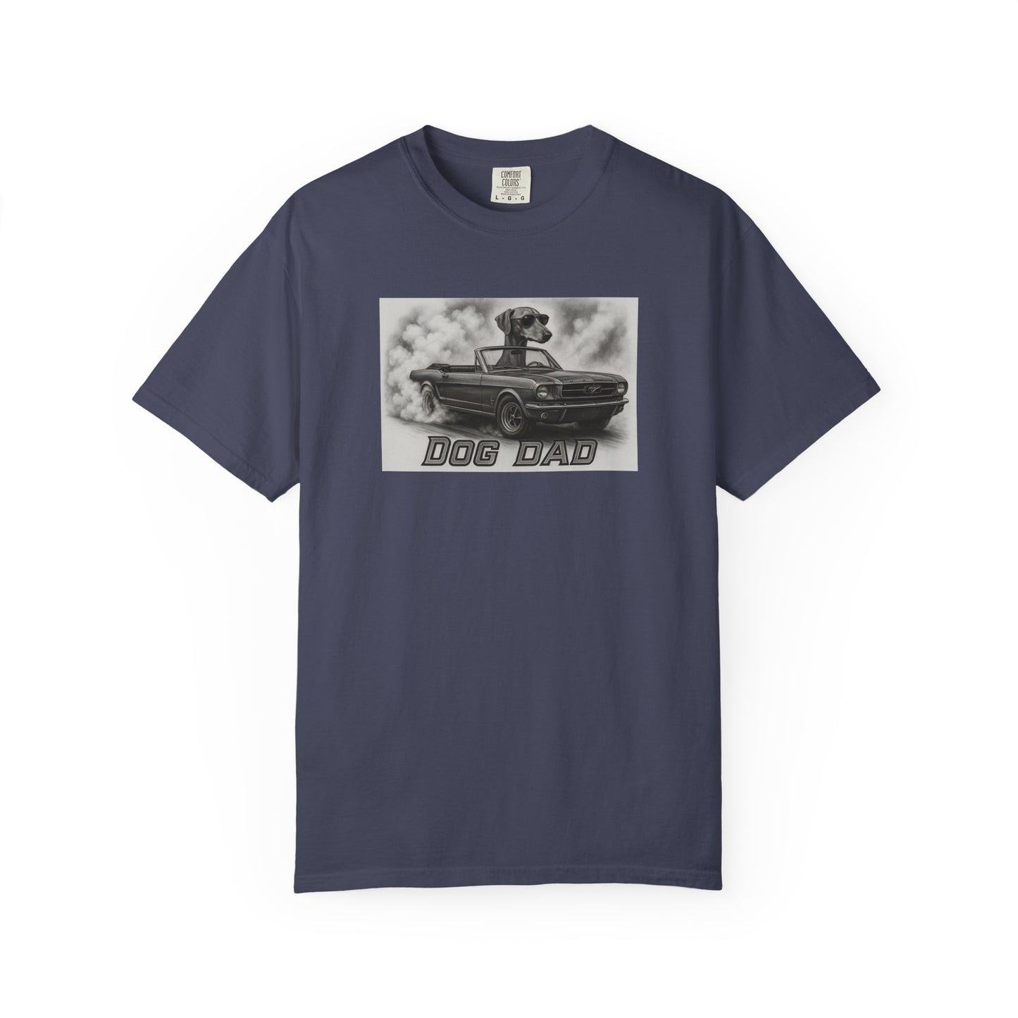 Dog Dad - Azawakh - Cool Dogs in Cool Cars T-Shirt Collection | Funny Dog Lover Apparel for Men