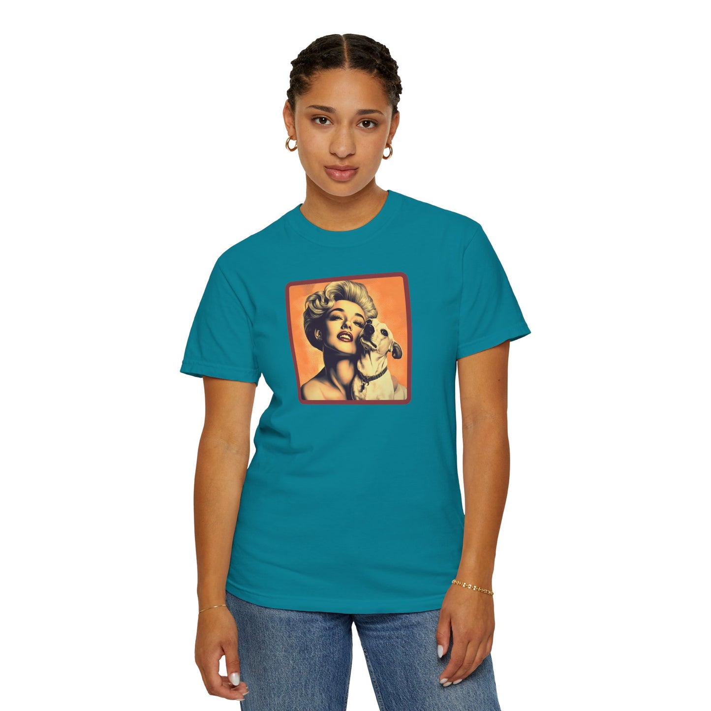 Vintage Poster T-Shirt - Unisex Garment-Dyed Tee