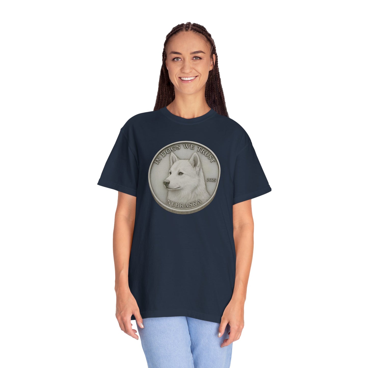 Nebraska State Coin T-Shirt Collection - Proud Dog Breed Illustrations