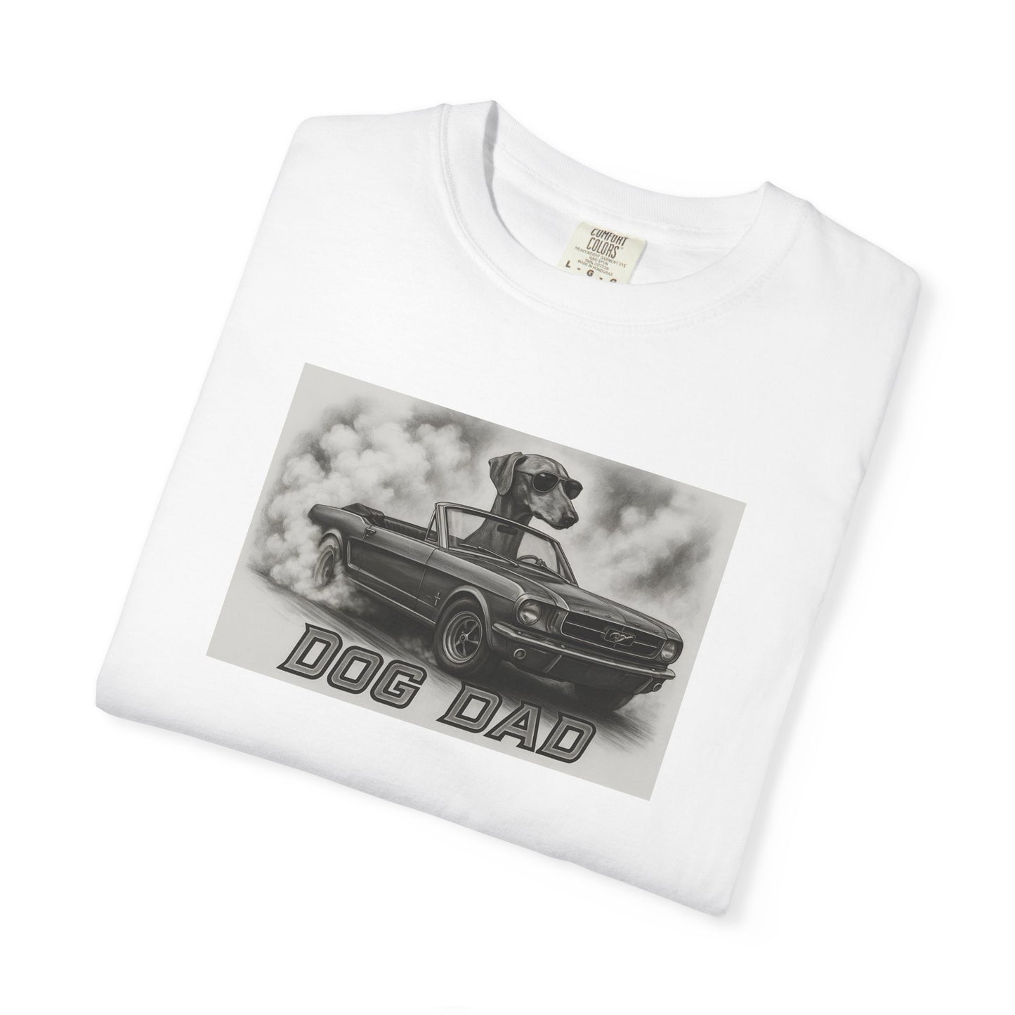 Dog Dad - Azawakh - Cool Dogs in Cool Cars T-Shirt Collection | Funny Dog Lover Apparel for Men