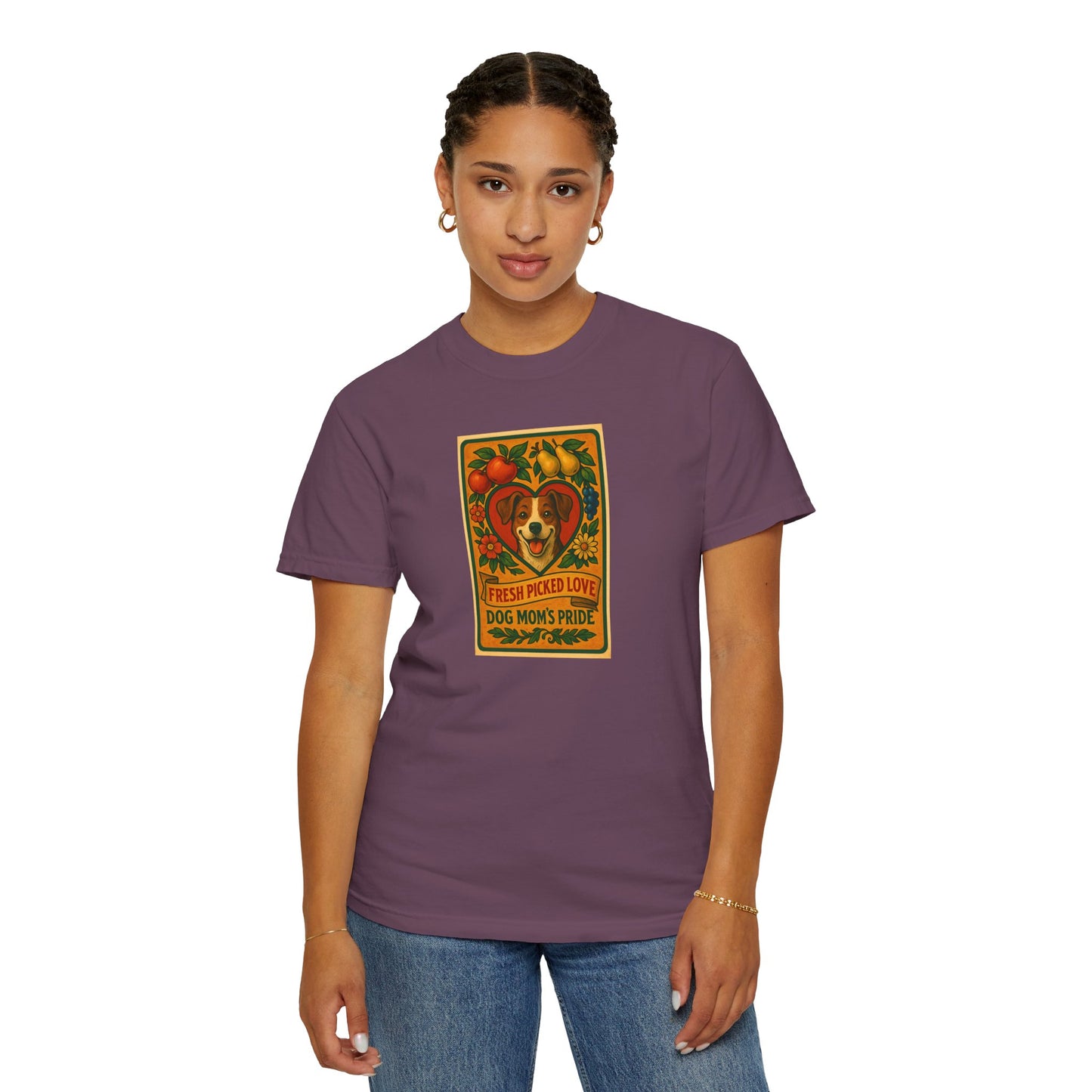 Fresh Picked Love Dog Mom's Pride T-Shirt