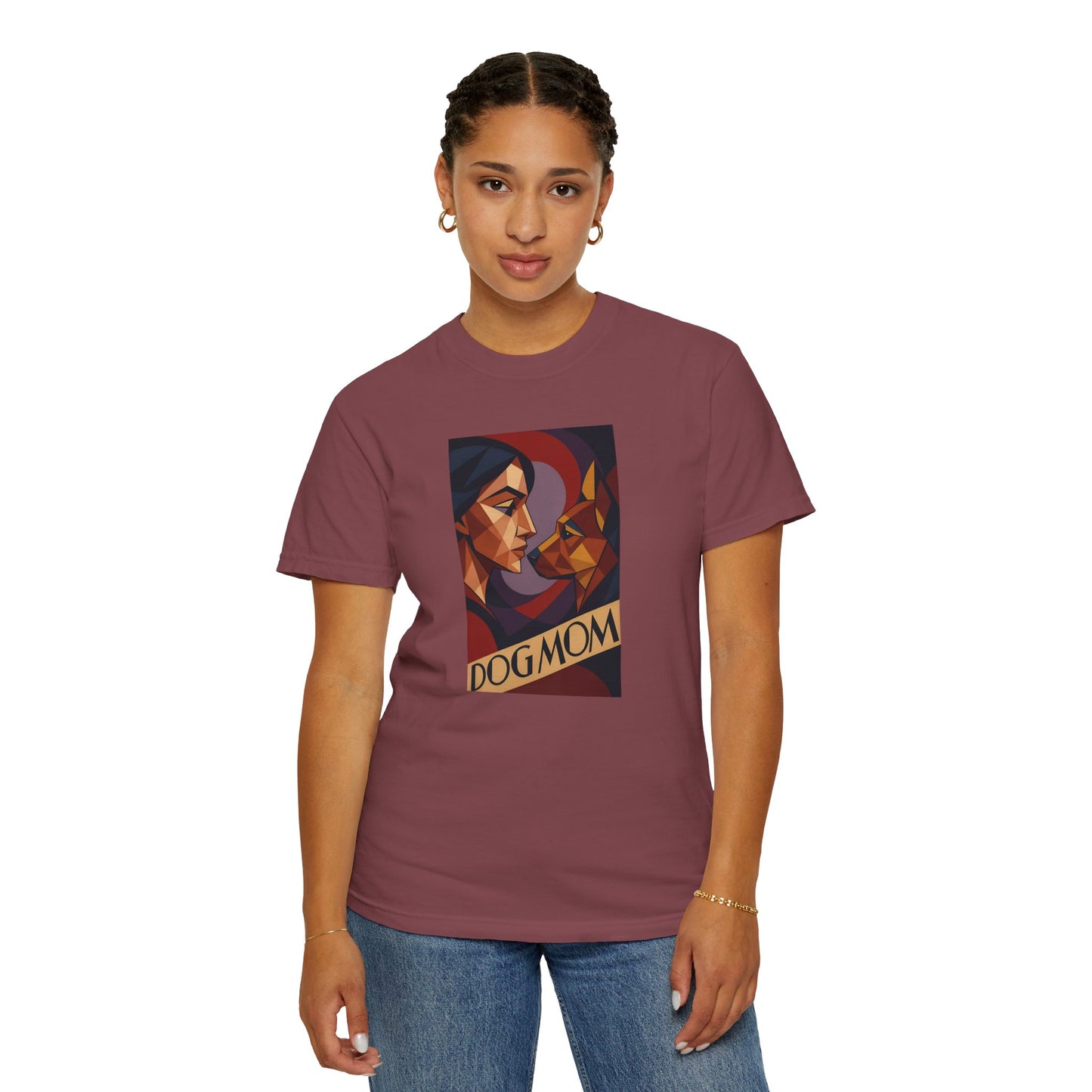 Dog Mom Graphic T-Shirt, Perfect Gift for Pet Lovers, Animal Lover Tee, Birthday Gift for Mom, Comfortable Casual Wear, Everyday Style