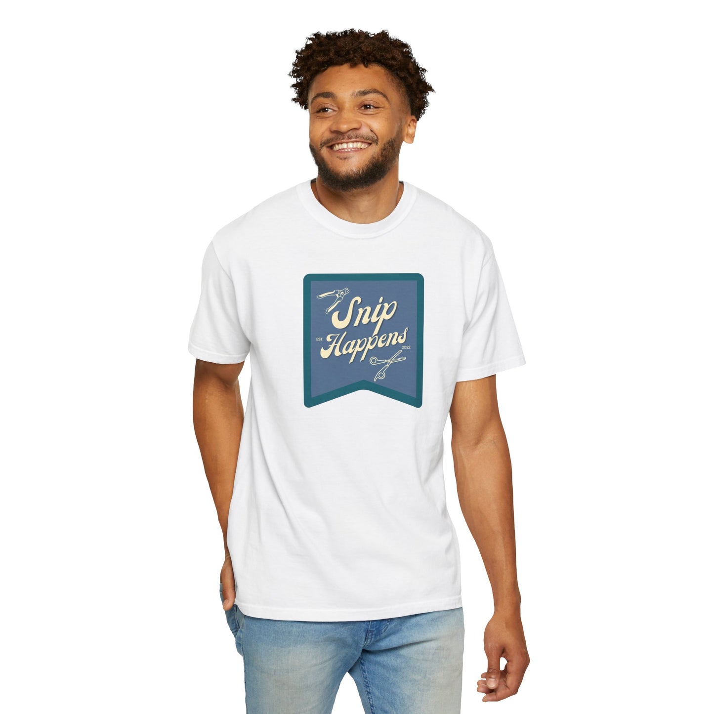 Snip Happens T-Shirt - Fun & Casual Apparel for Stitching Lovers