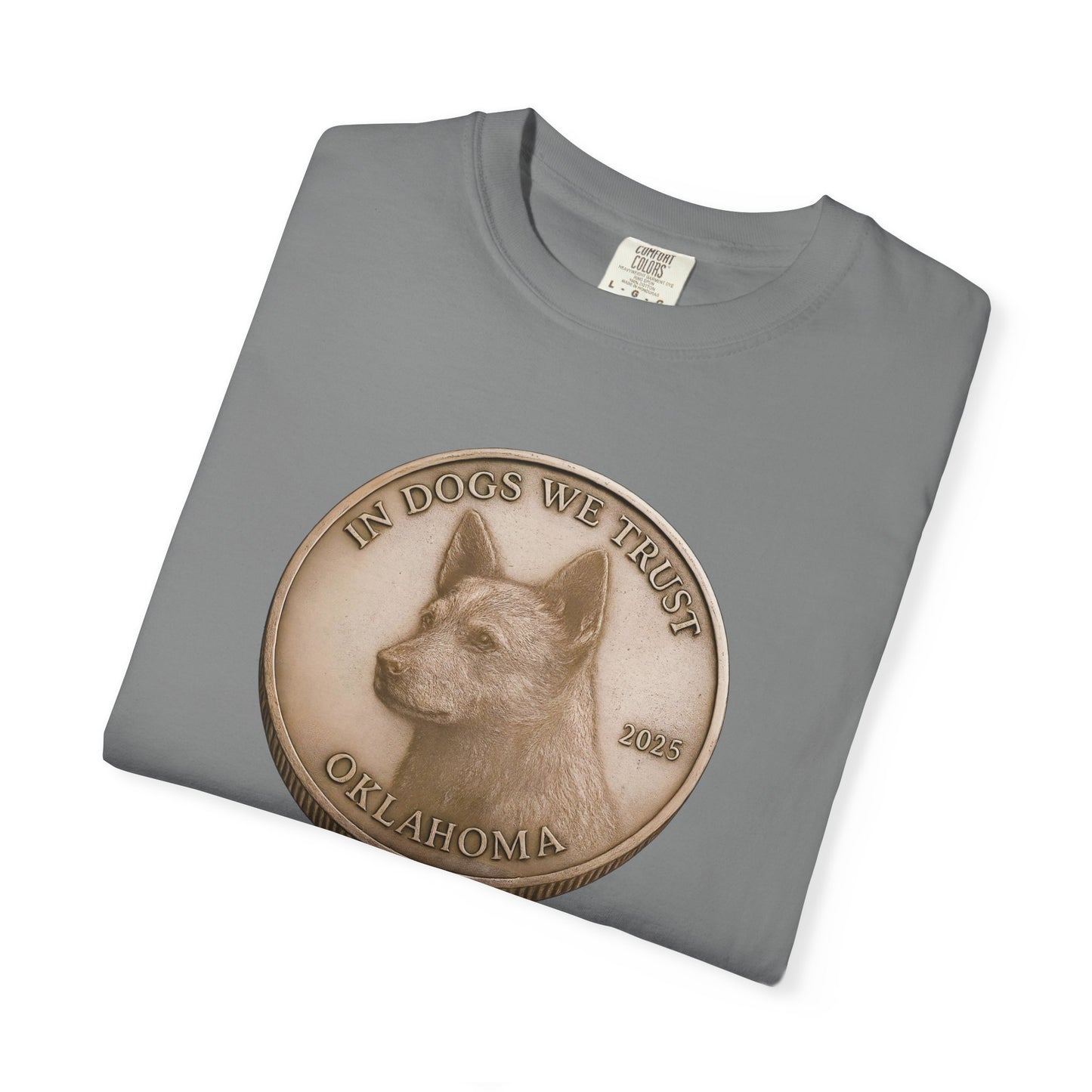 Oklahoma State Coin T-Shirt Collection - Proud Dog Breed Illustrations