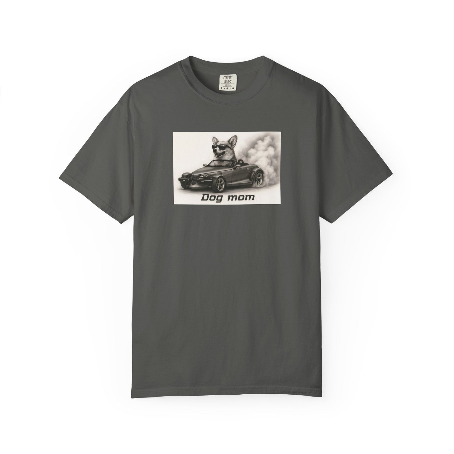 Dog Mom - Corgi - “Cool Dogs in Cool Cars” T-Shirt Collection