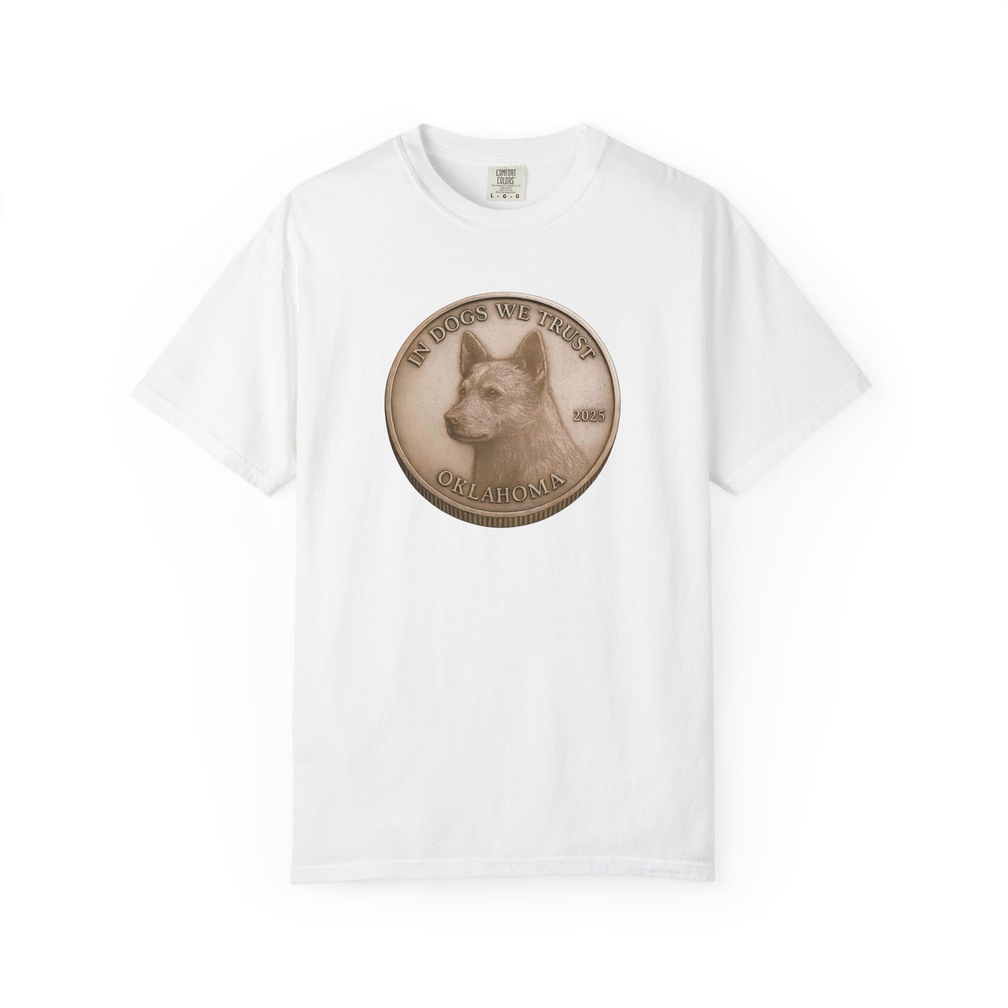 Oklahoma State Coin T-Shirt Collection - Proud Dog Breed Illustrations