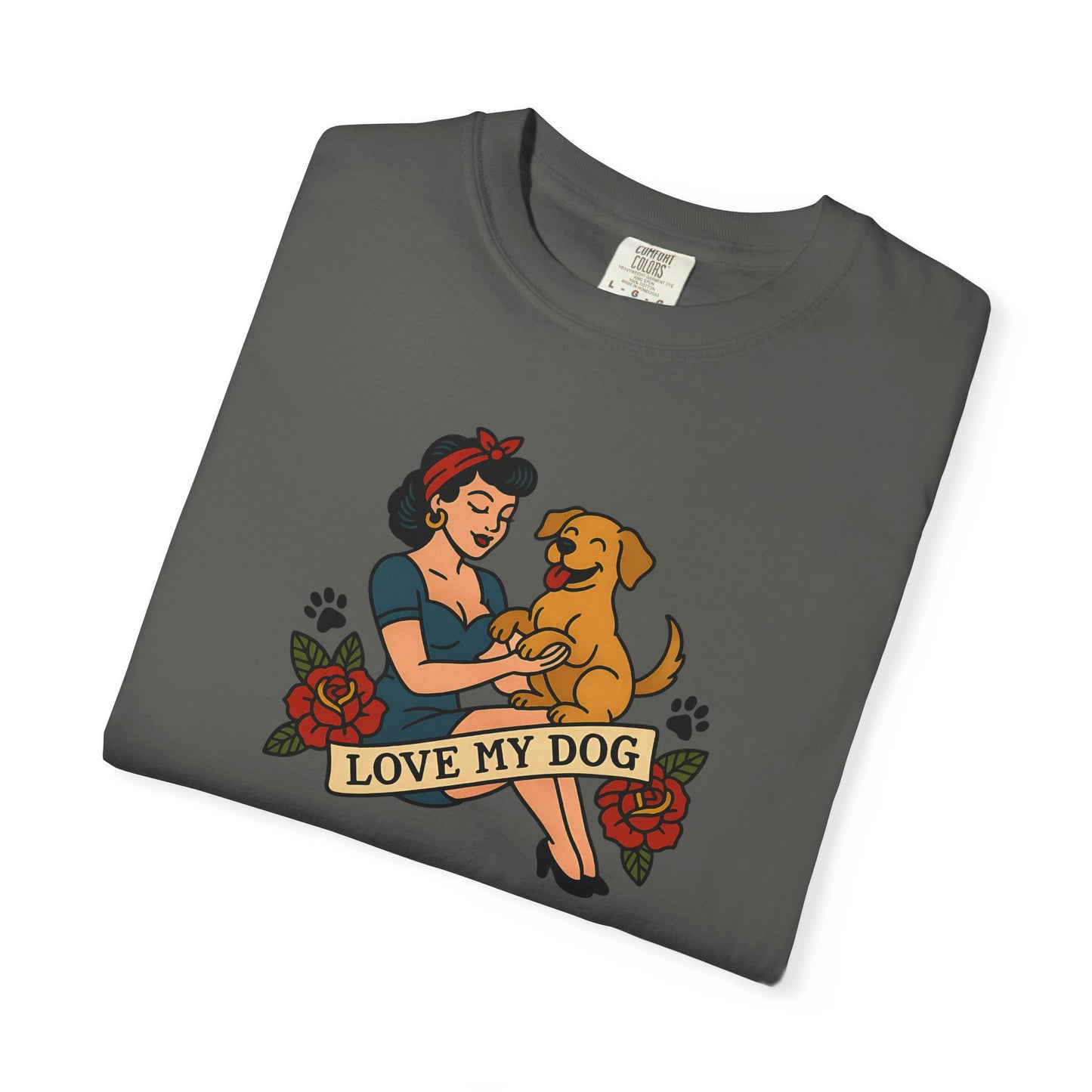 Love My Dog - T-Shirt, Perfect for Pet Owners, Gifts for Dog Lovers, Casual Wear, Love My Dog Shirt, Animal Lover Tee
