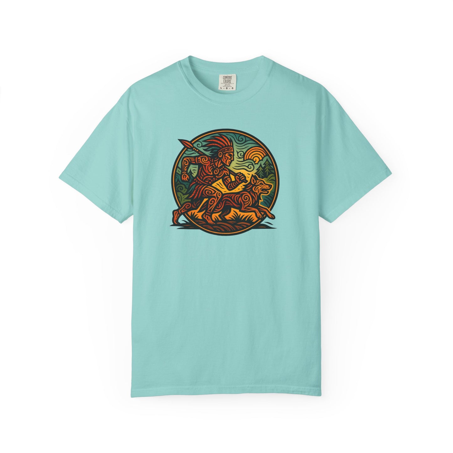 Vintage-Inspired Garment-Dyed T-Shirt, Artistic Tee for Nature Lovers, Perfect Gift for Birthdays, Casual Outings, Eco-Friendly Fashion