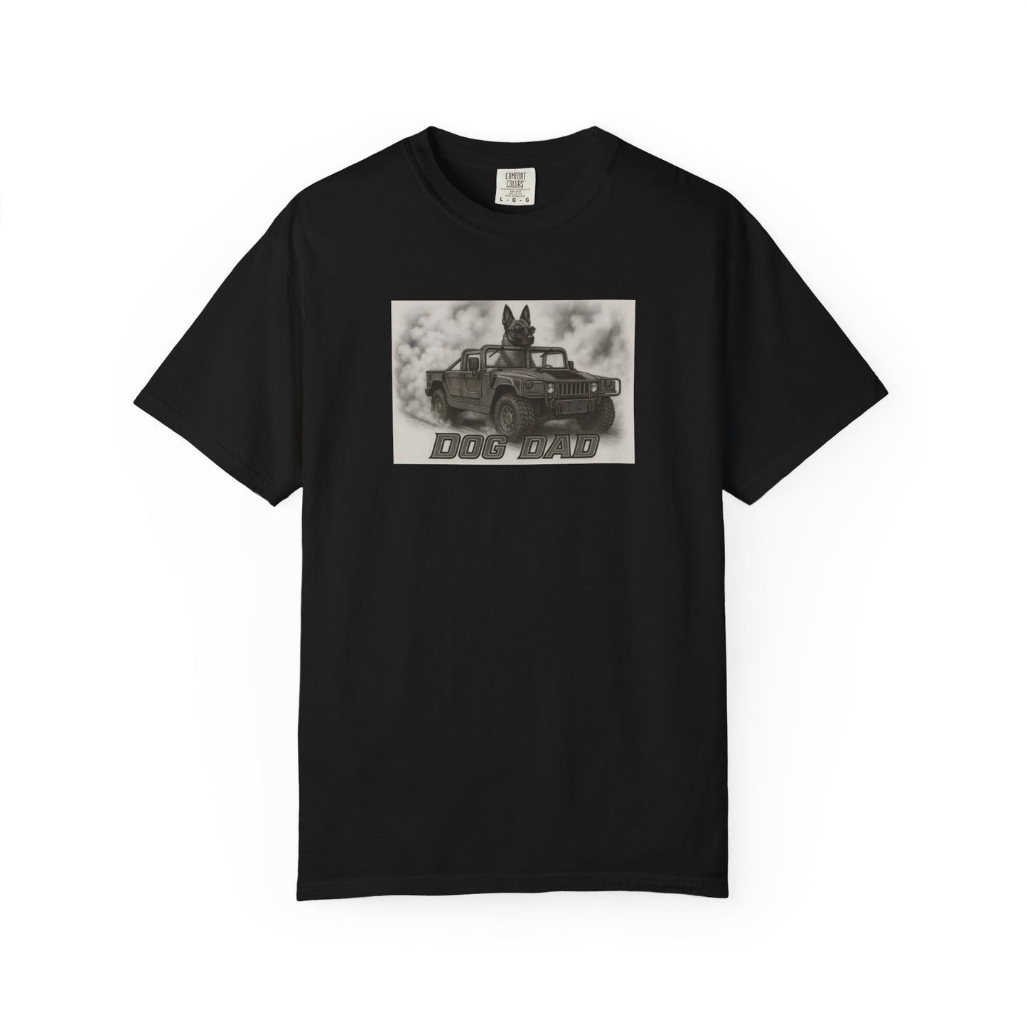 Dog Dad - Belgium Malinois - Cool Dogs in Cool Cars T-Shirt Collection