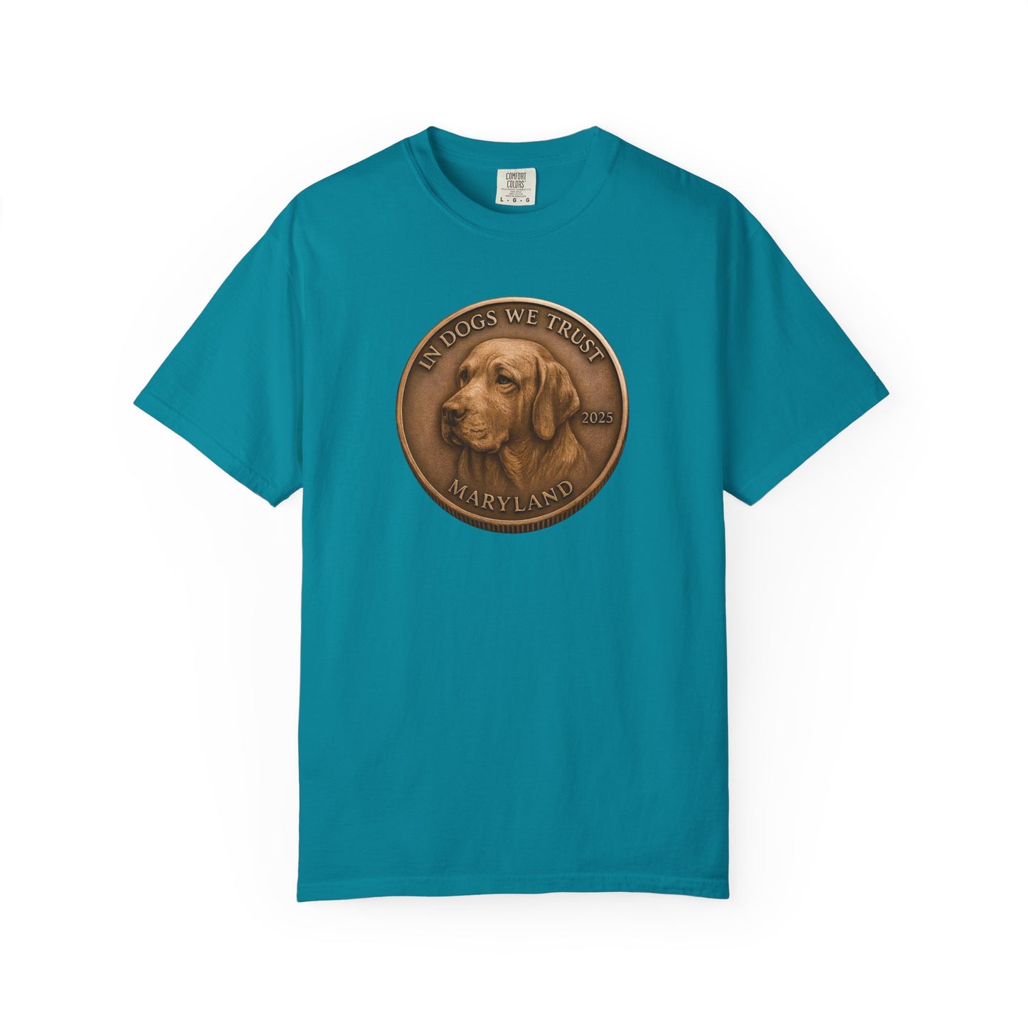 Maryland State Coin T-Shirt Collection - Proud Dog Breed Illustrations