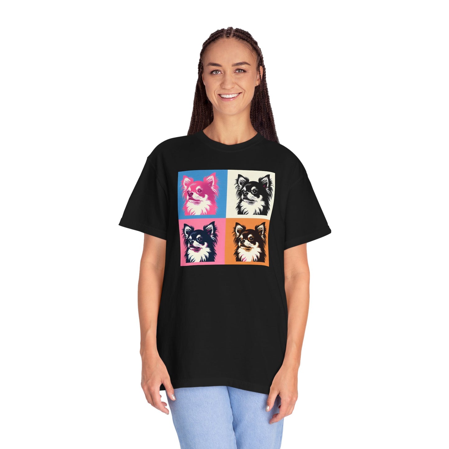 Colorful Chihuahua Unisex T-Shirt - Fun & Playful Pet Lover Gift