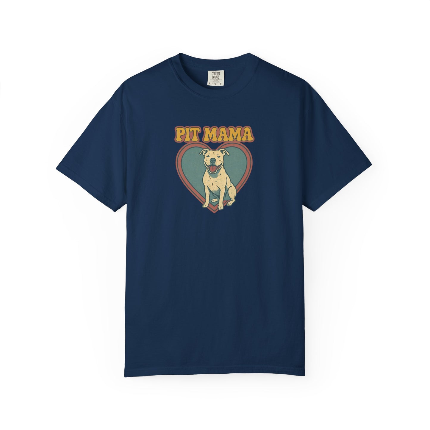 Pit Mama Unisex T-Shirt - Perfect Gift for Dog Lovers, Pet Owners, Animal Rescue Advocates, Dog Mom Apparel