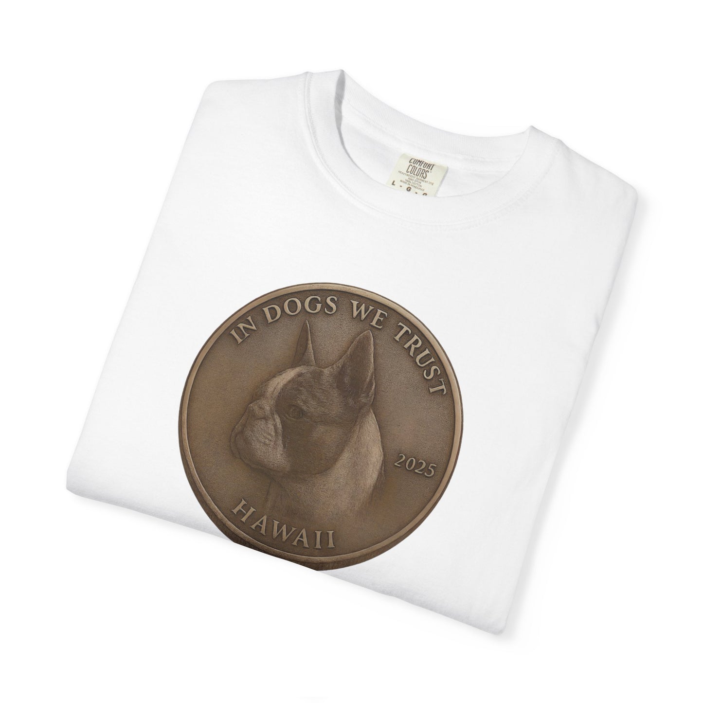 Hawaii State Coin T-Shirt Collection - Proud Dog Breed Illustrations