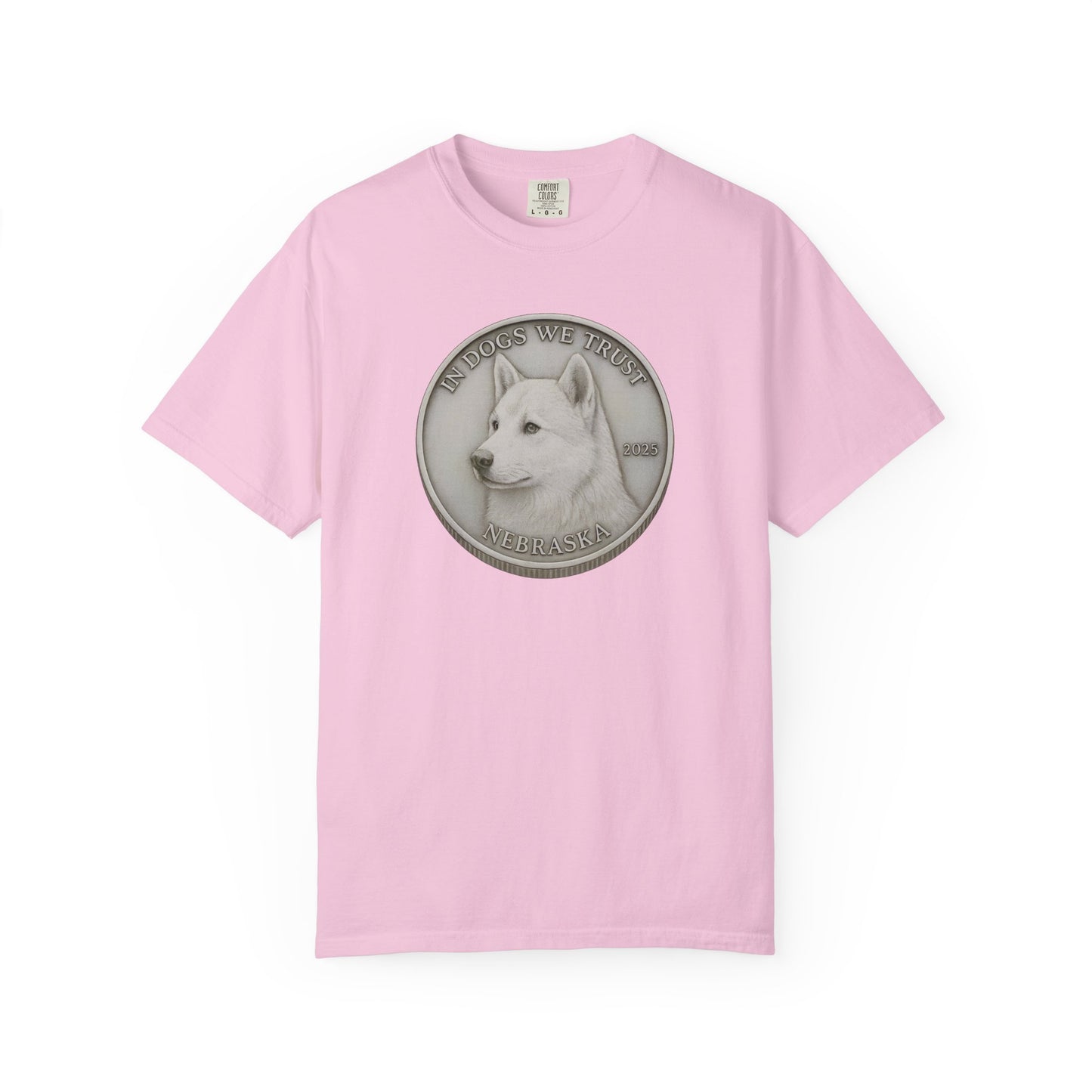 Nebraska State Coin T-Shirt Collection - Proud Dog Breed Illustrations