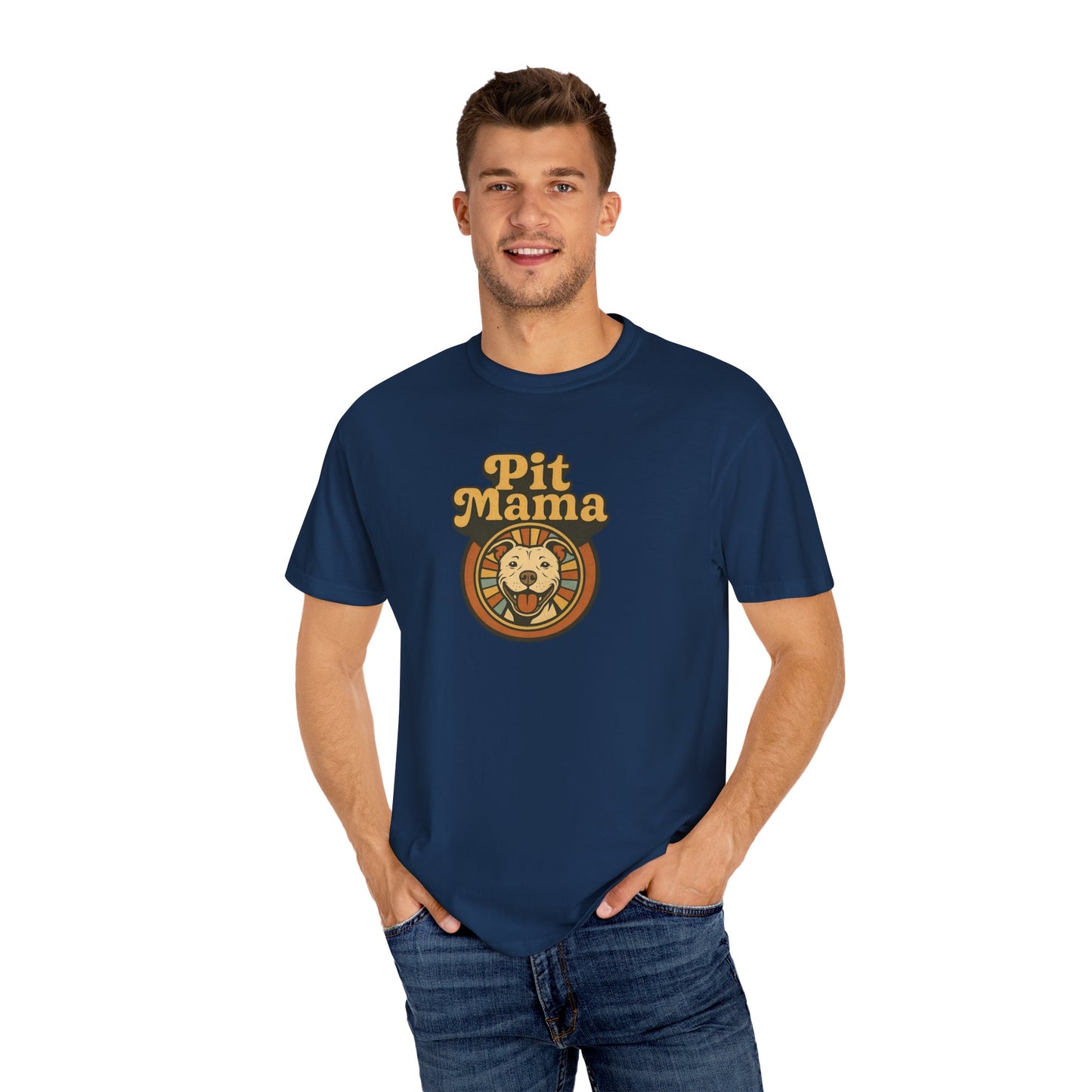 Pitbull Pit Mama T-shirt, Perfect for Dog Lovers