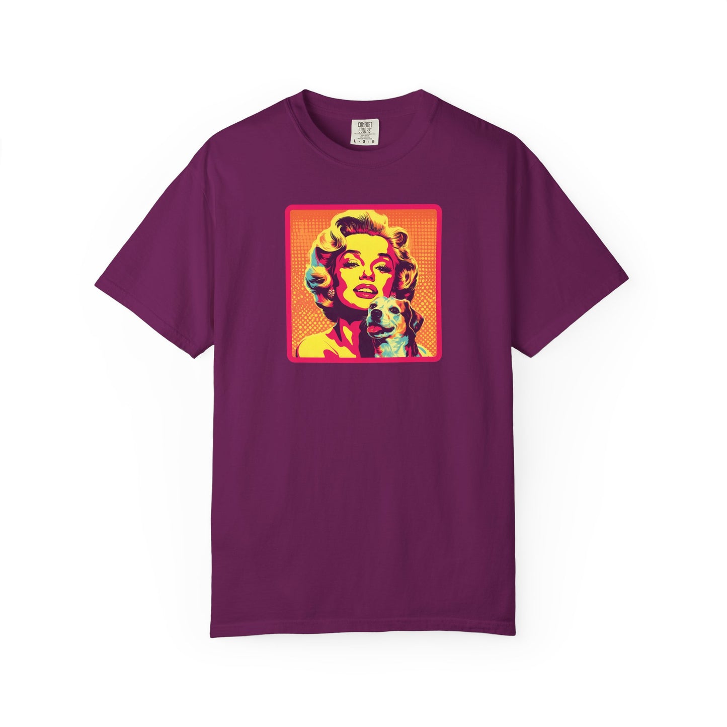 Vintage Dog Mom T-shirt - Unisex Garment-Dyed Tee for Dog Lovers