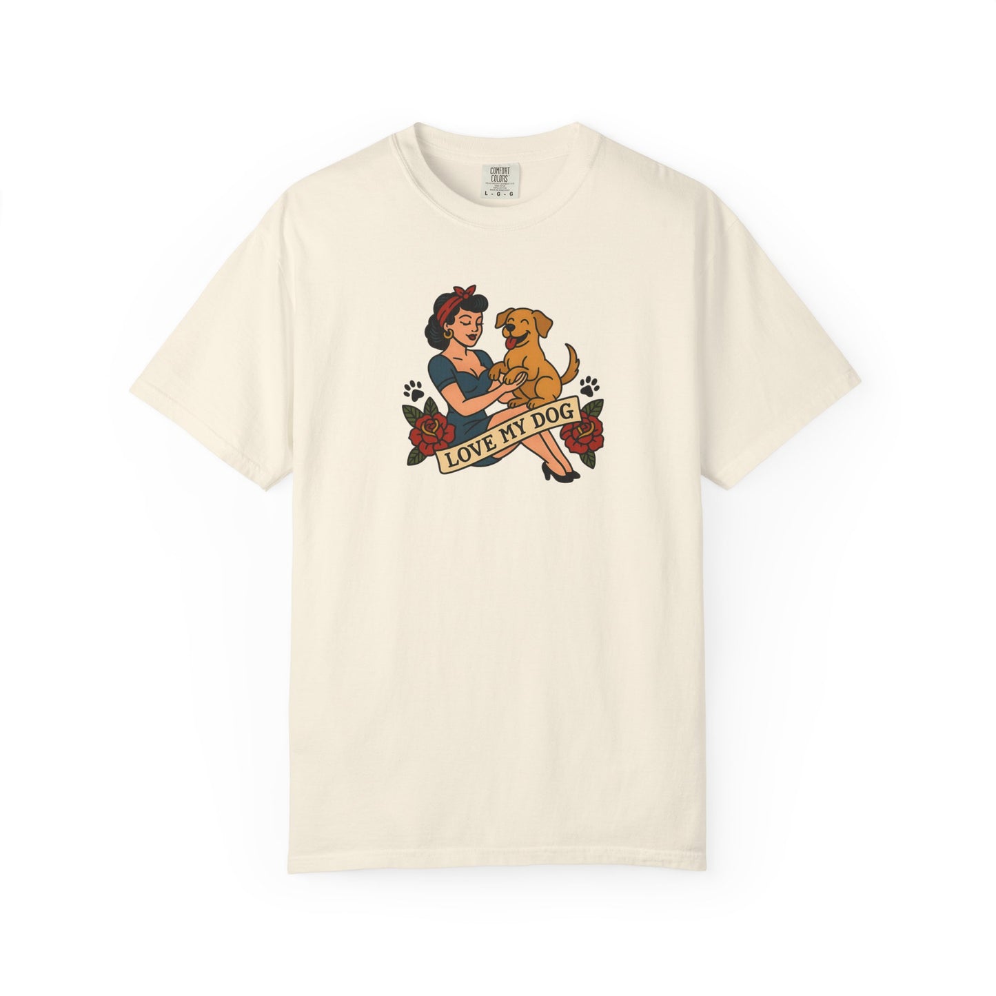 Love My Dog - T-Shirt, Perfect for Pet Owners, Gifts for Dog Lovers, Casual Wear, Love My Dog Shirt, Animal Lover Tee