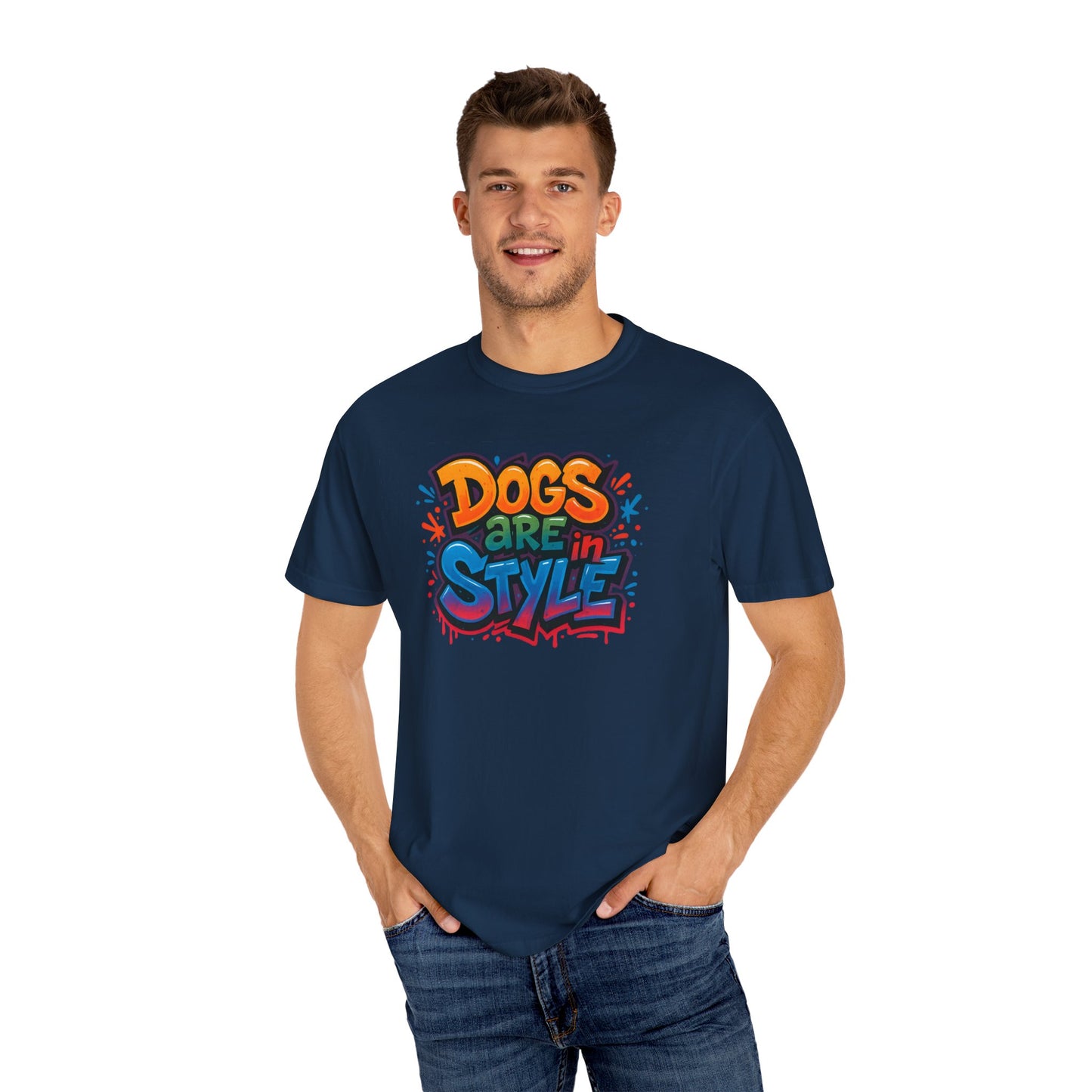 Stylish Dog Lovers T-Shirt - "Dogs are in STYLE"