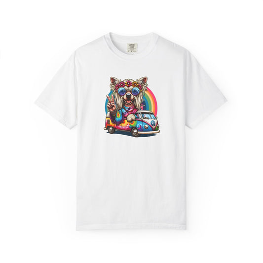 Hippie Chinese Crested Tie-Dye T-shirt