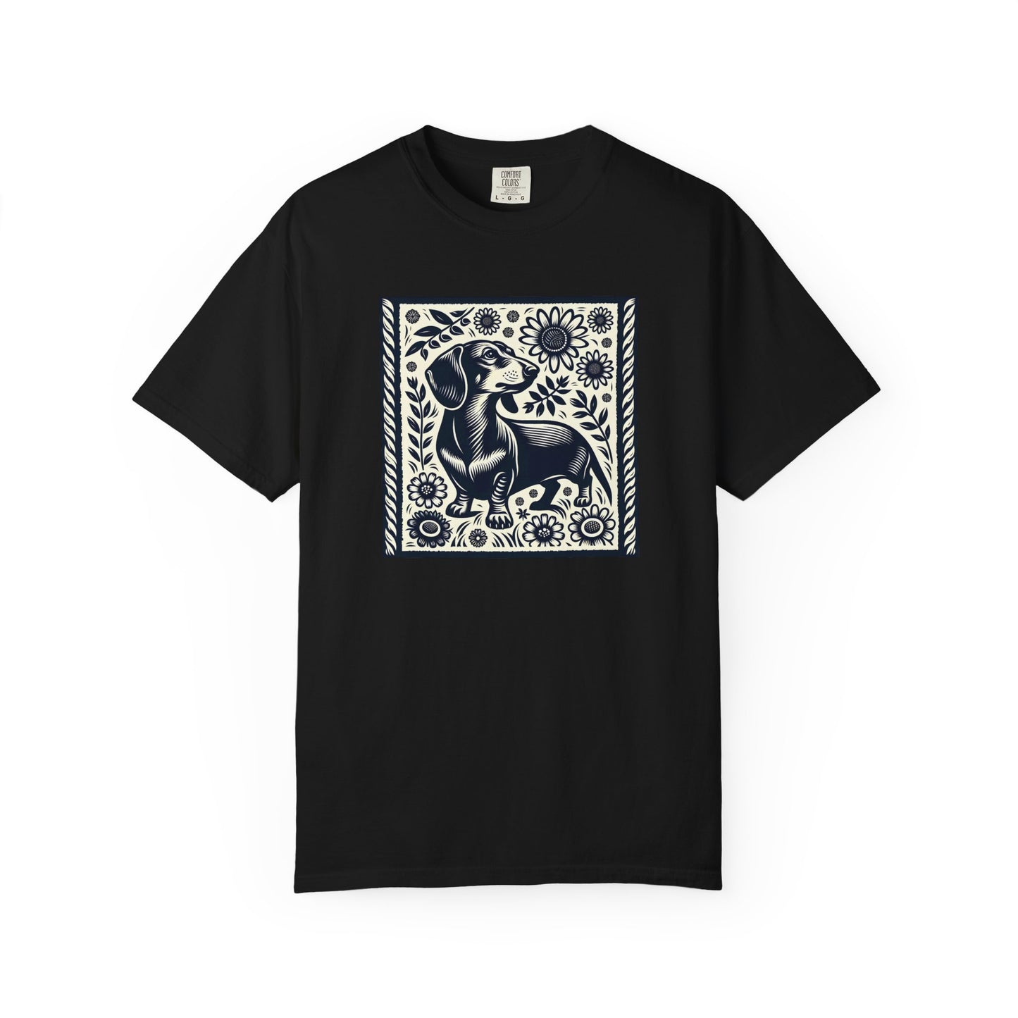 Dachshund Floral Unisex T-Shirt - Perfect for Dog Lovers